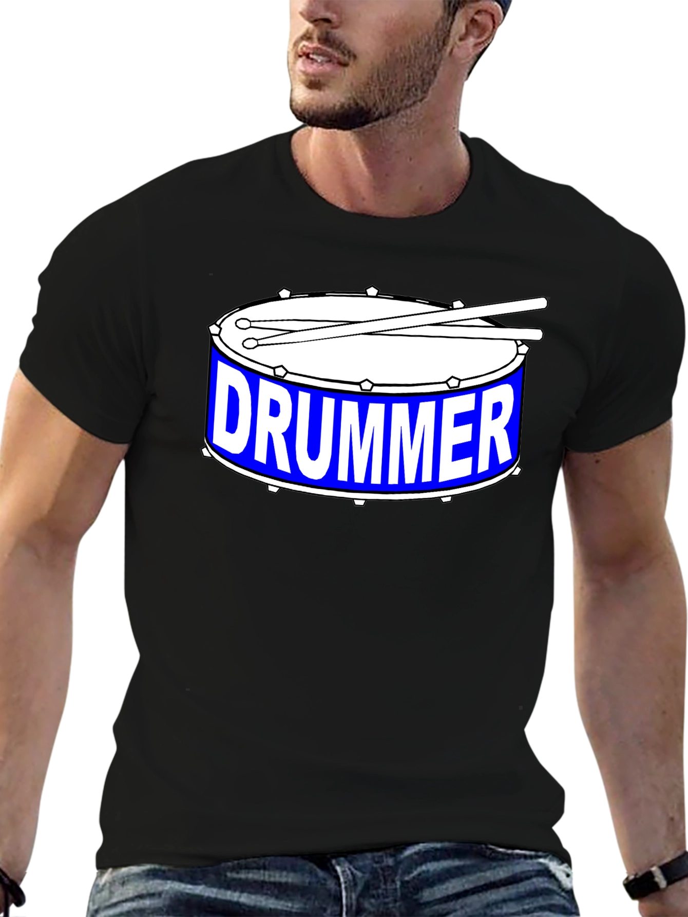 Drummer Graphic T-Shirt - Music Lover Tee
