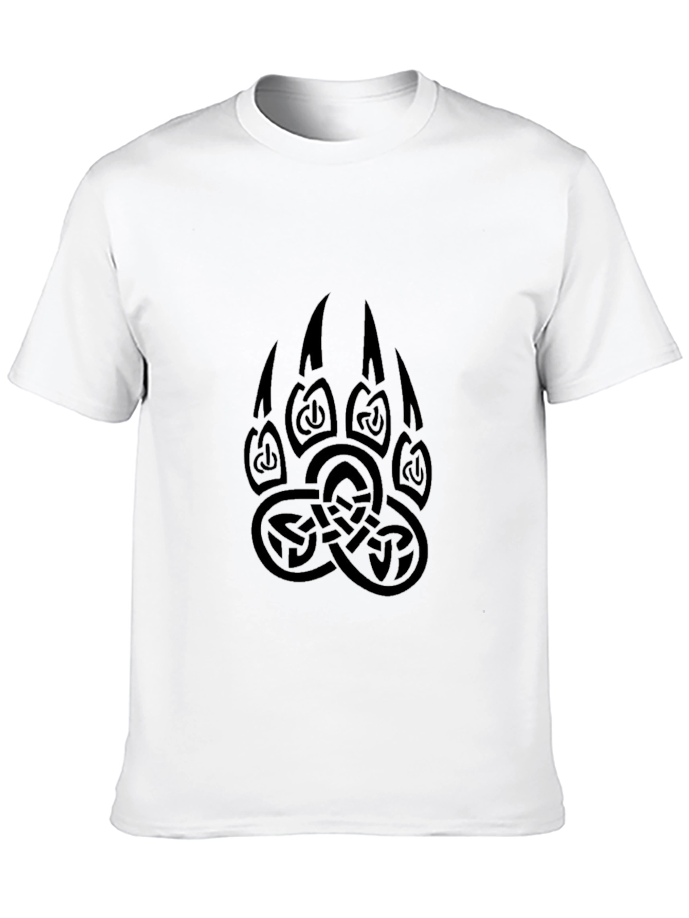 Black Bear Claw Celtic Knot T-Shirt