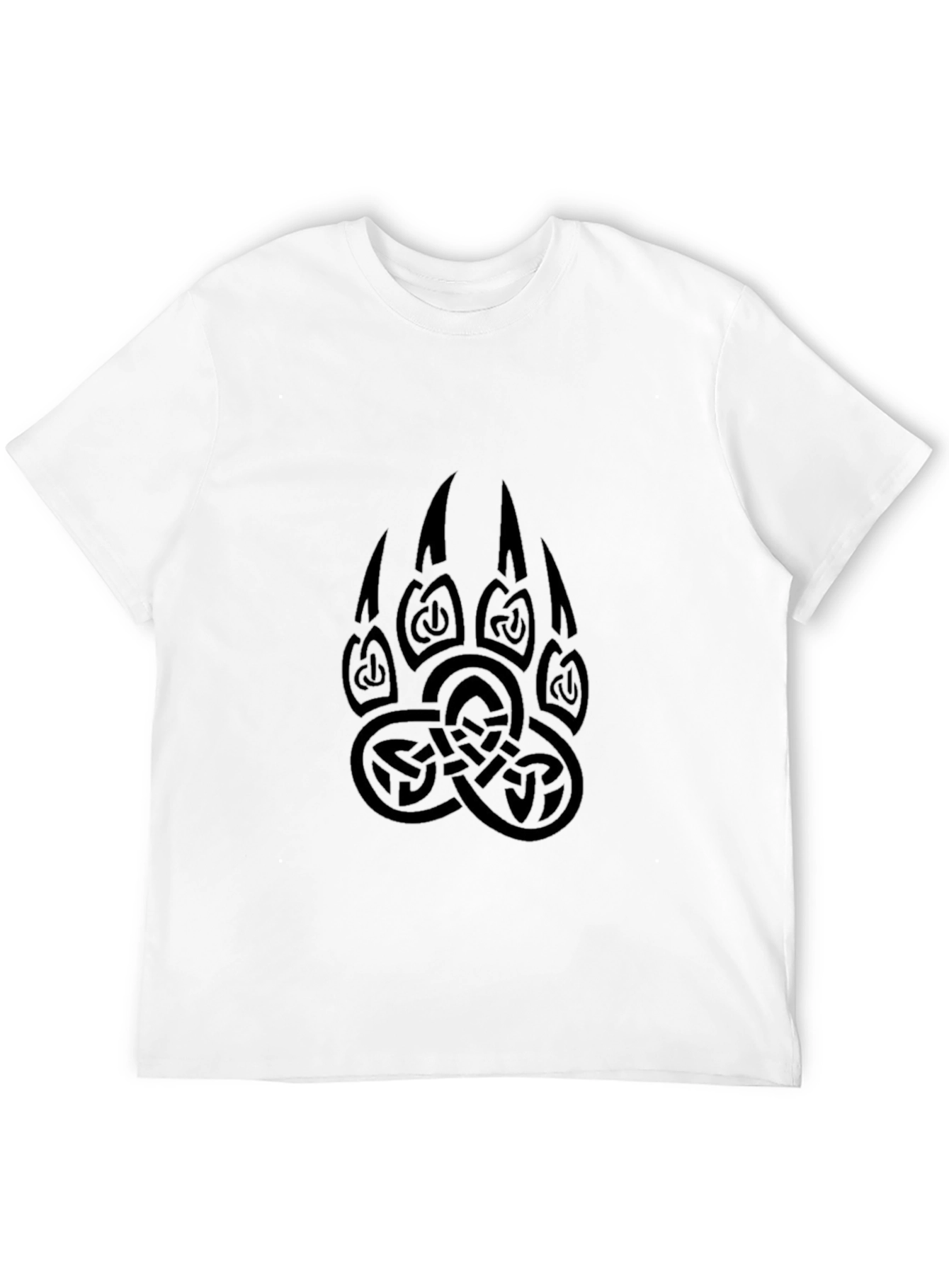 Black Bear Claw Celtic Knot T-Shirt