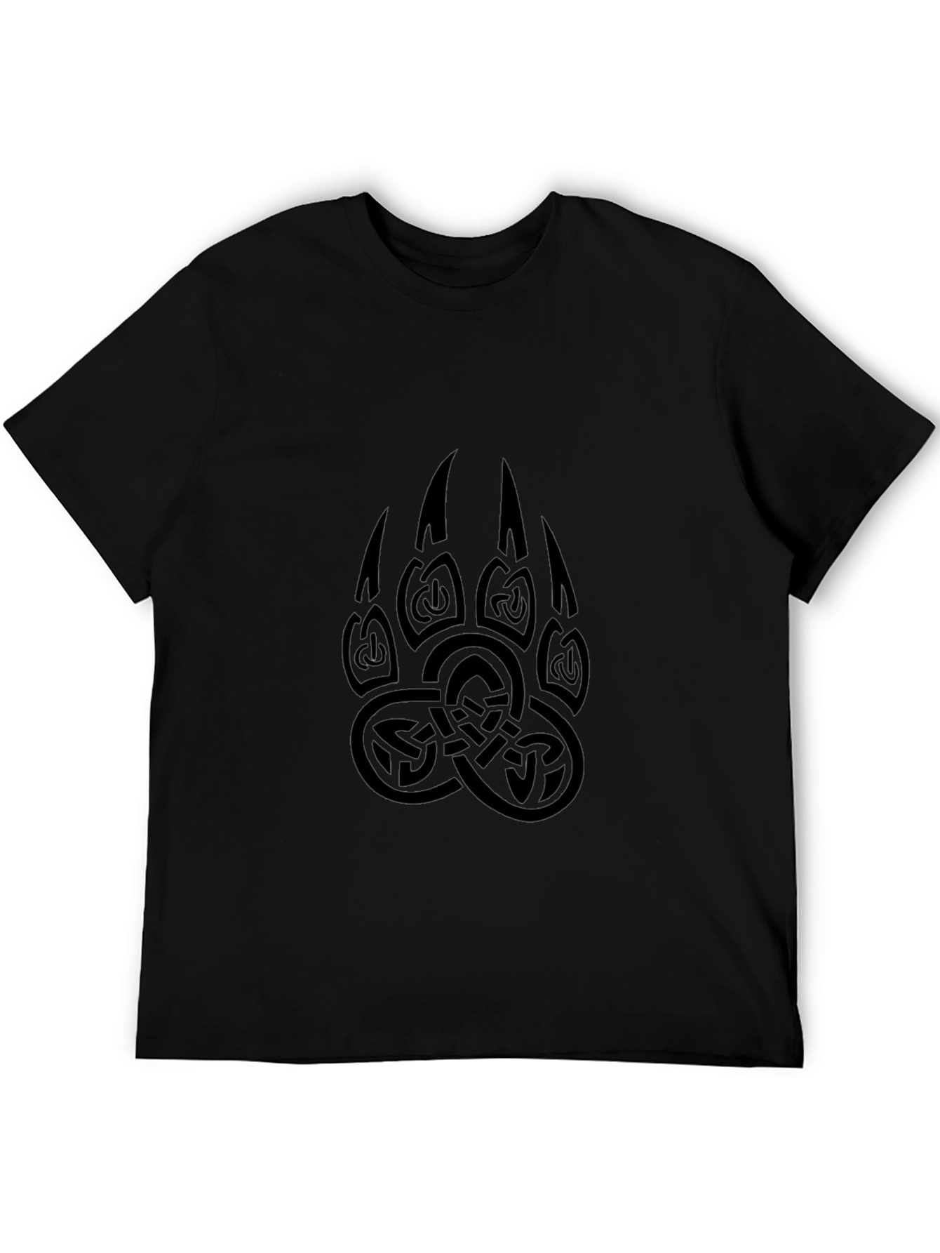 Black Bear Claw Celtic Knot T-Shirt