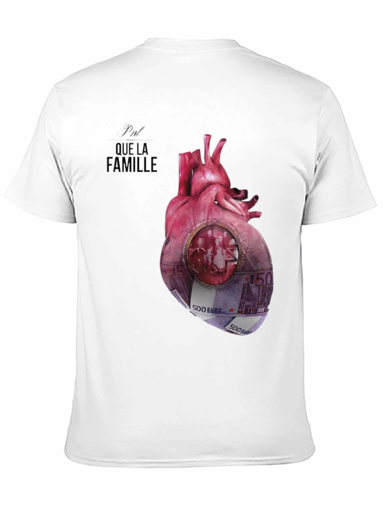 Unique Que La Famille Anatomical Heart Graphic Tee