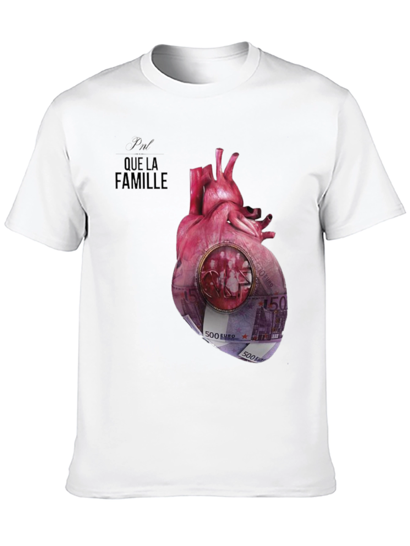 Unique Que La Famille Anatomical Heart Graphic Tee