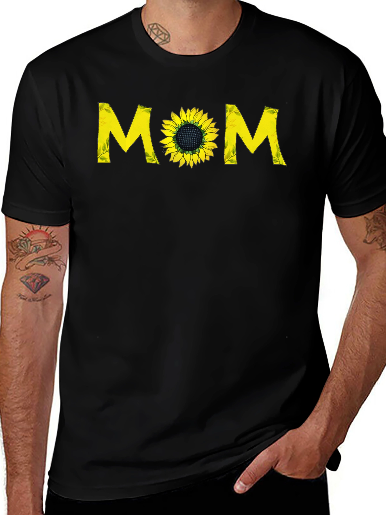 Sunflower Mom Graphic T-Shirt