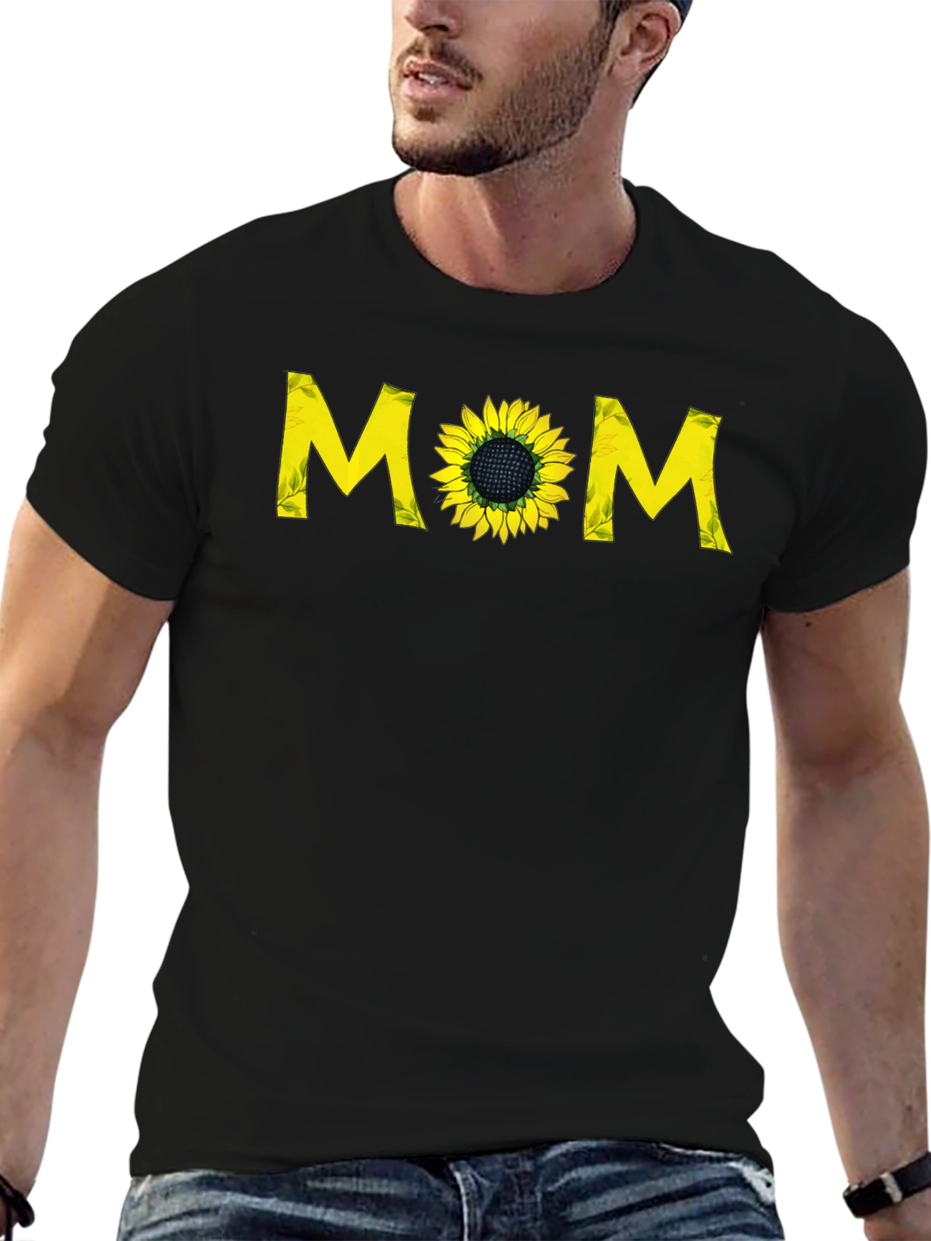 Sunflower Mom Graphic T-Shirt