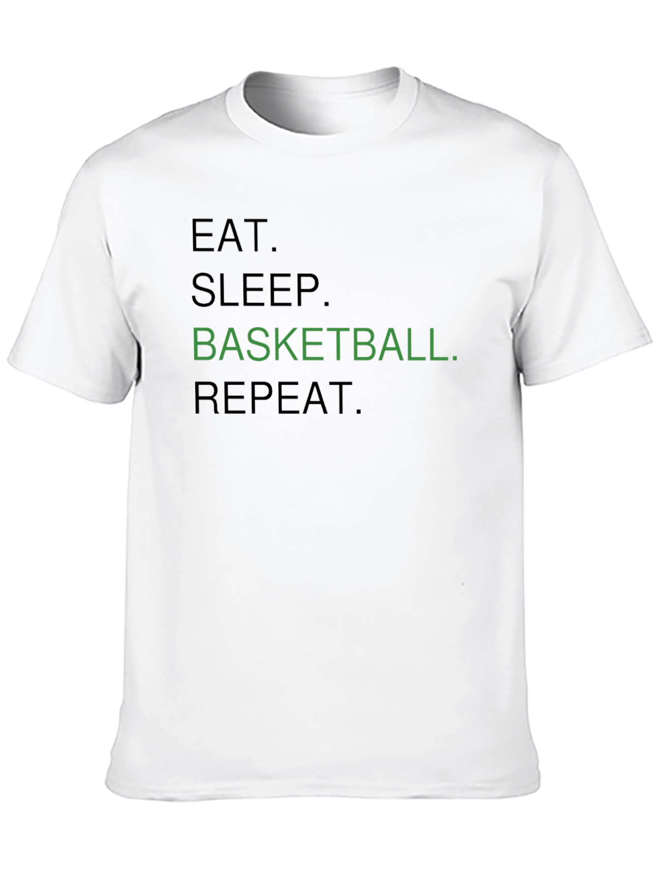 Eat Sleep Basketball Repeat Graphic Tee