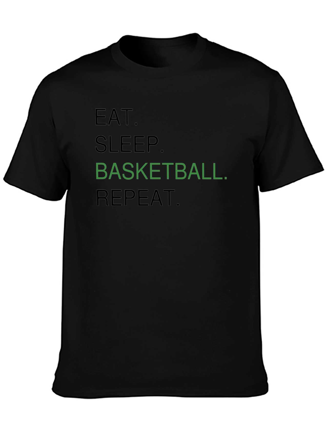 Eat Sleep Basketball Repeat Graphic Tee