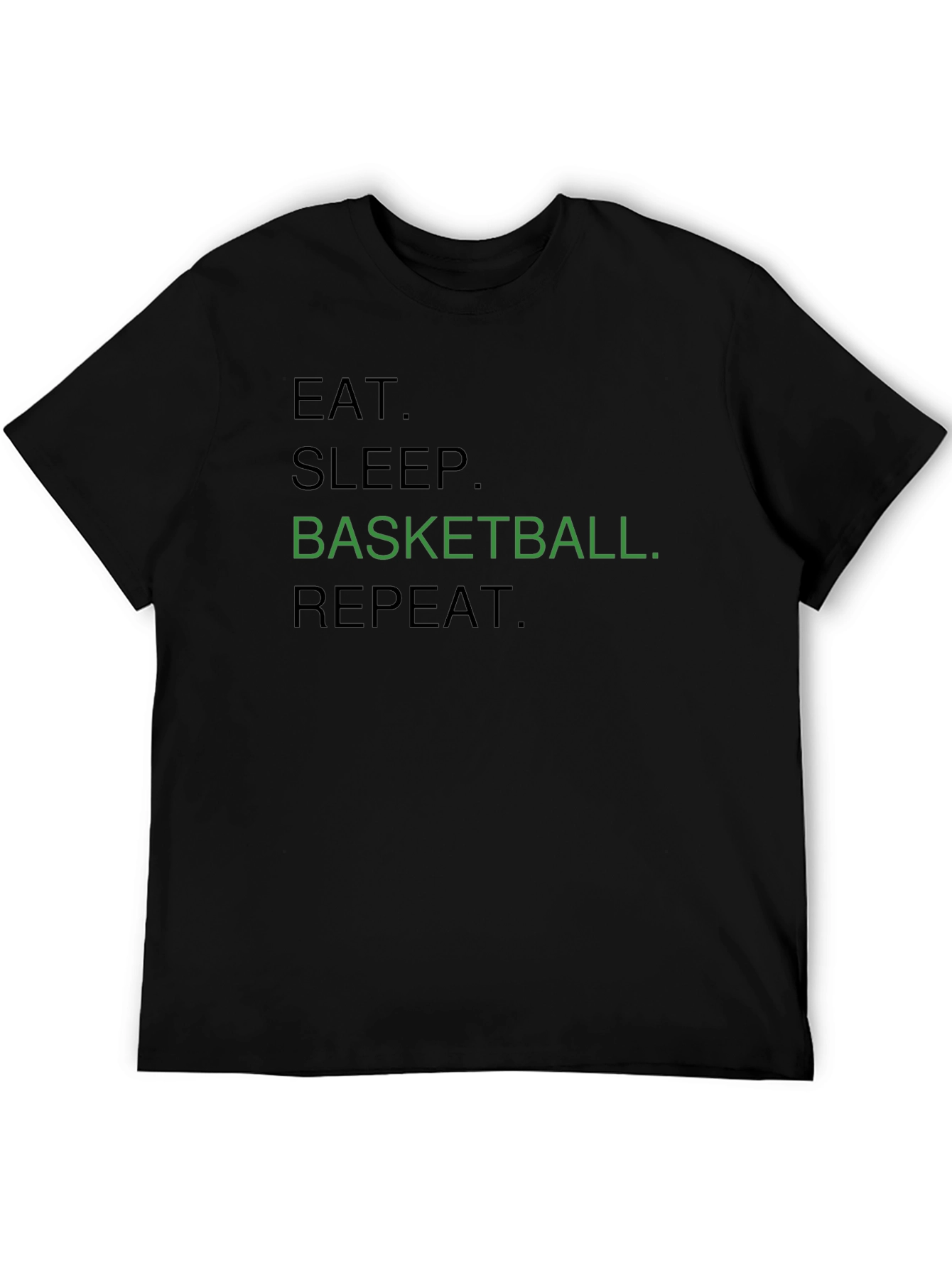 Eat Sleep Basketball Repeat Graphic Tee