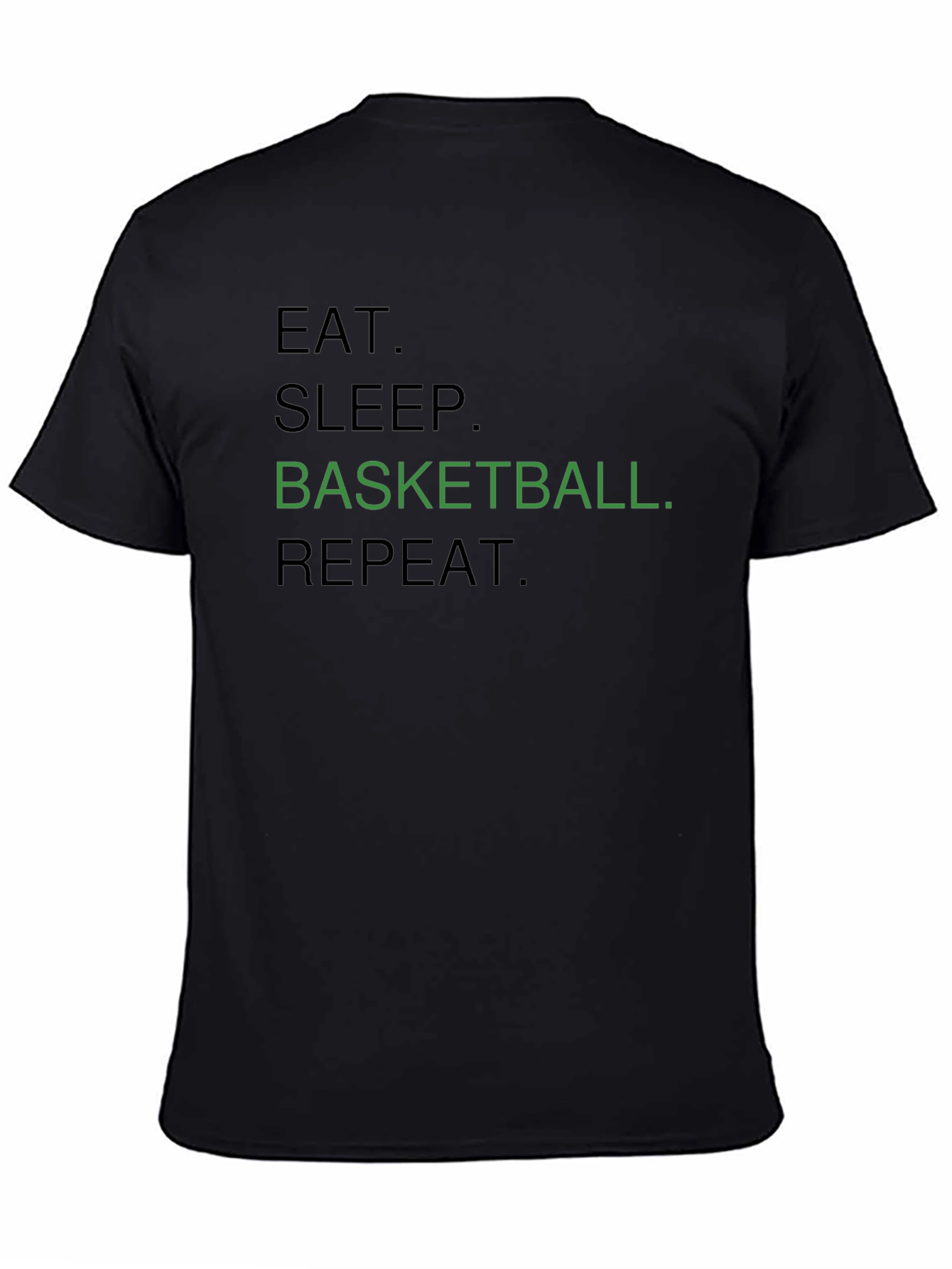 Eat Sleep Basketball Repeat Graphic Tee