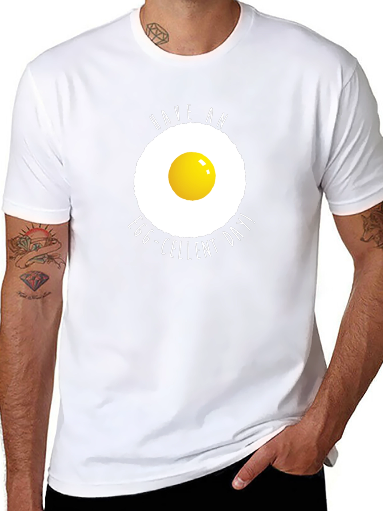 Egg-cellent Day T-Shirt - Funny Breakfast Tee