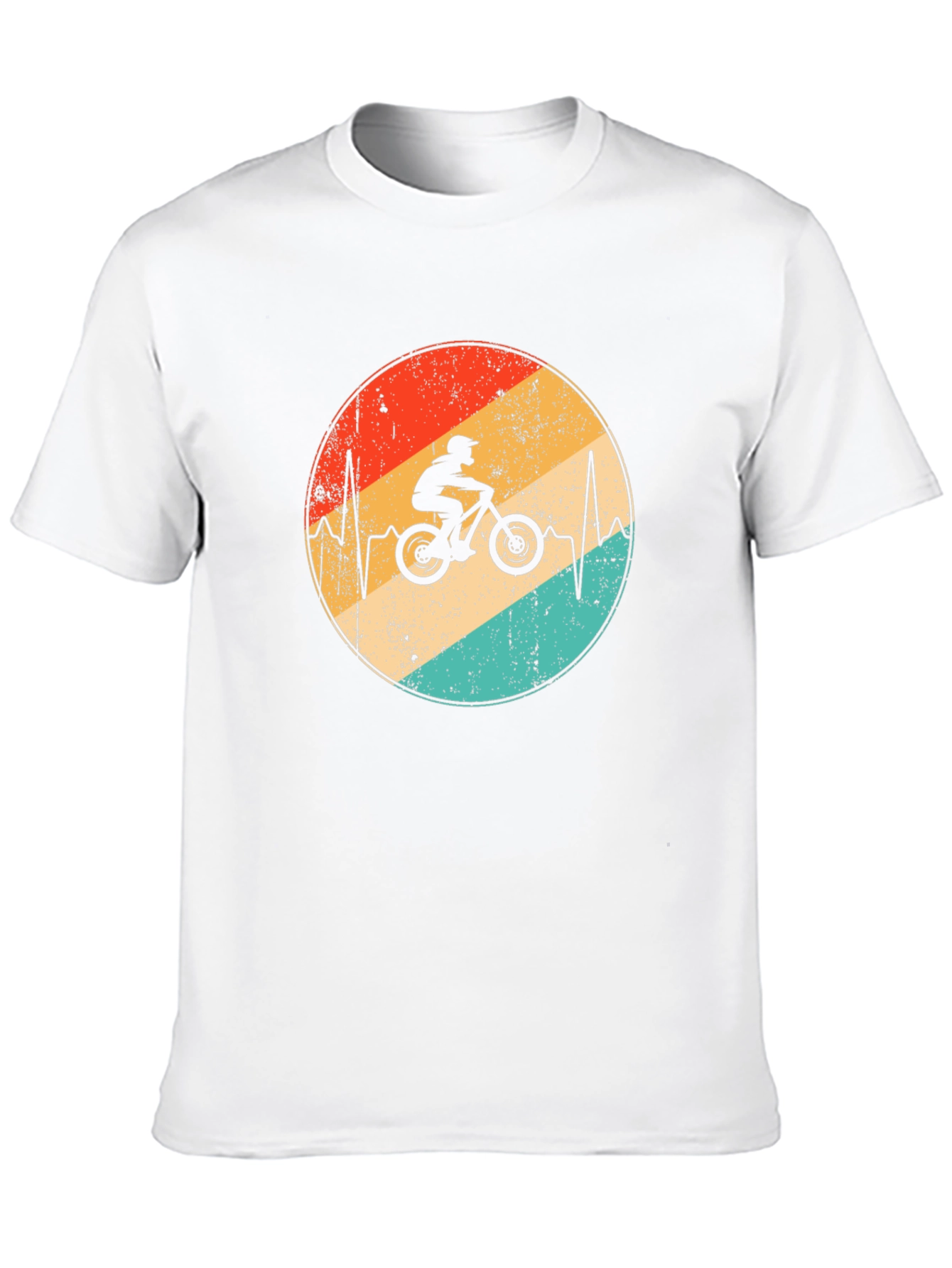 Mountain Bike Heartbeat Graphic Tee