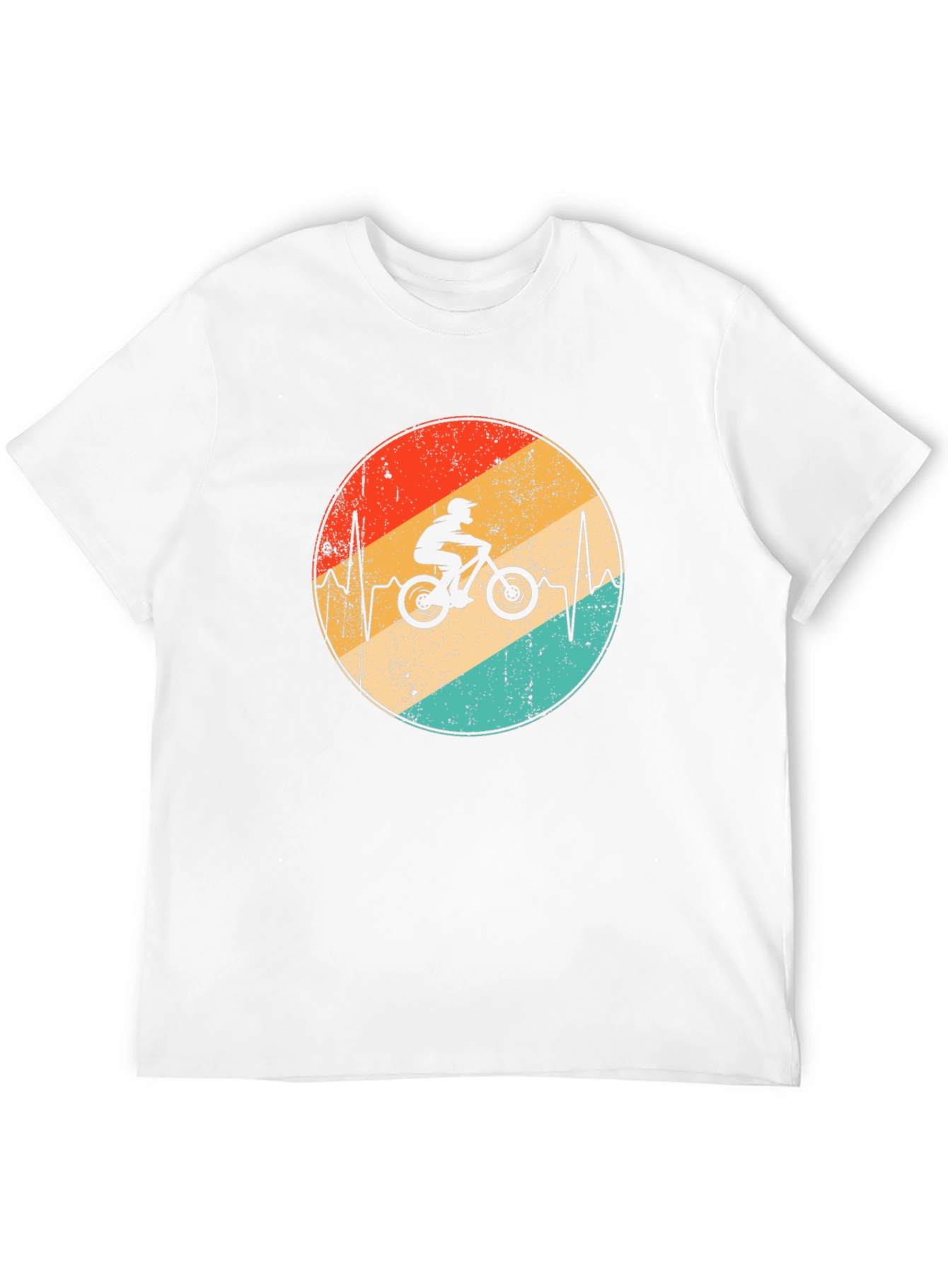 Mountain Bike Heartbeat Graphic Tee
