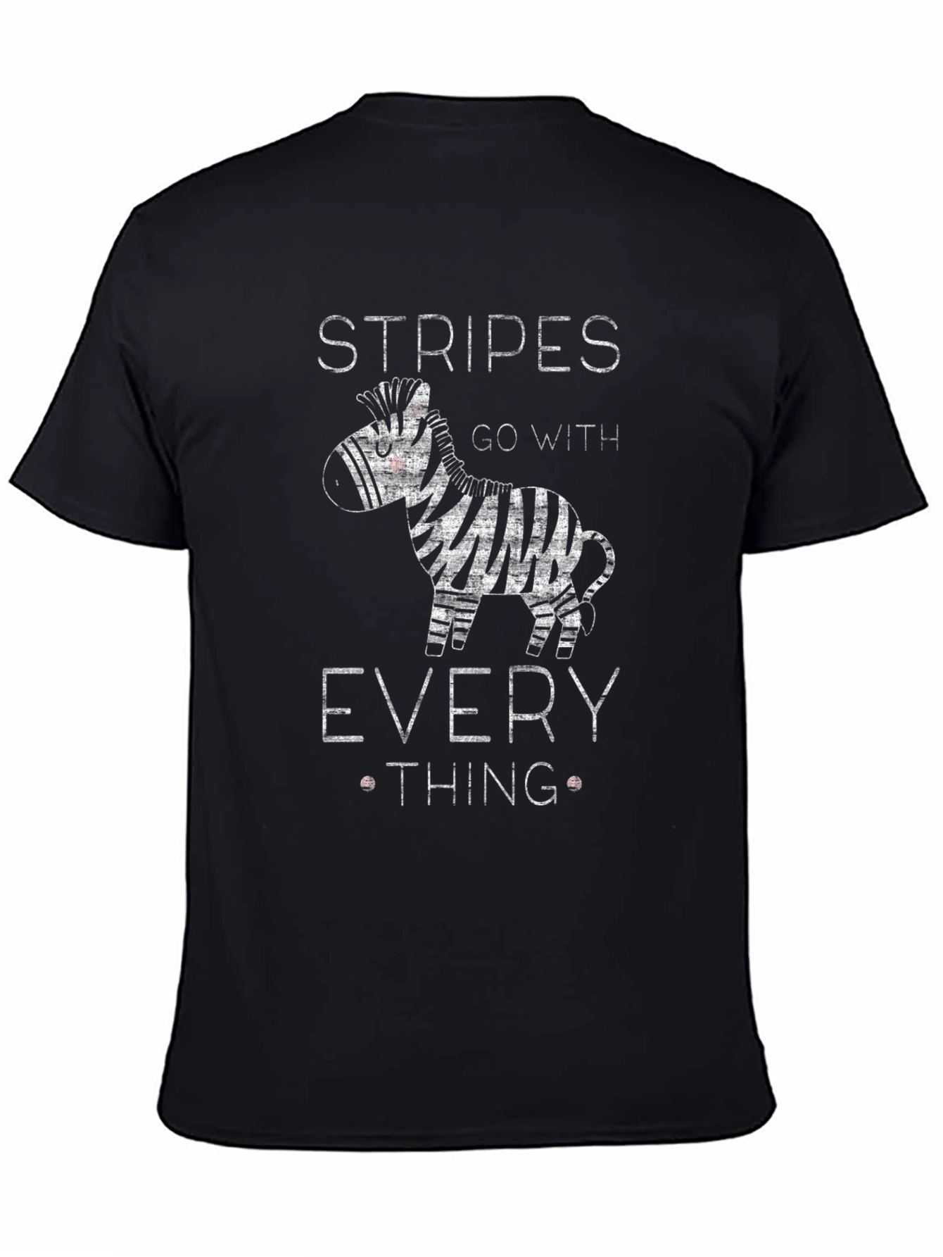 Stripes Go With Everything Zebra Graphic T-Shirt
