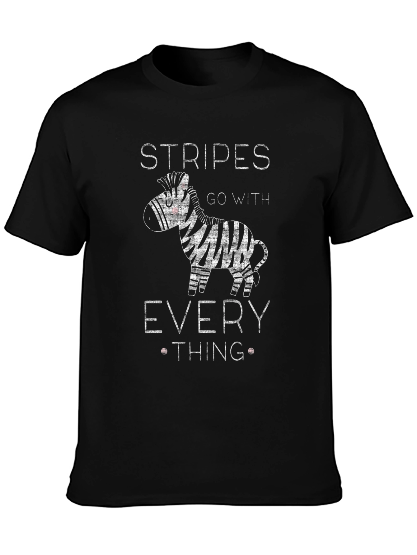 Stripes Go With Everything Zebra Graphic T-Shirt