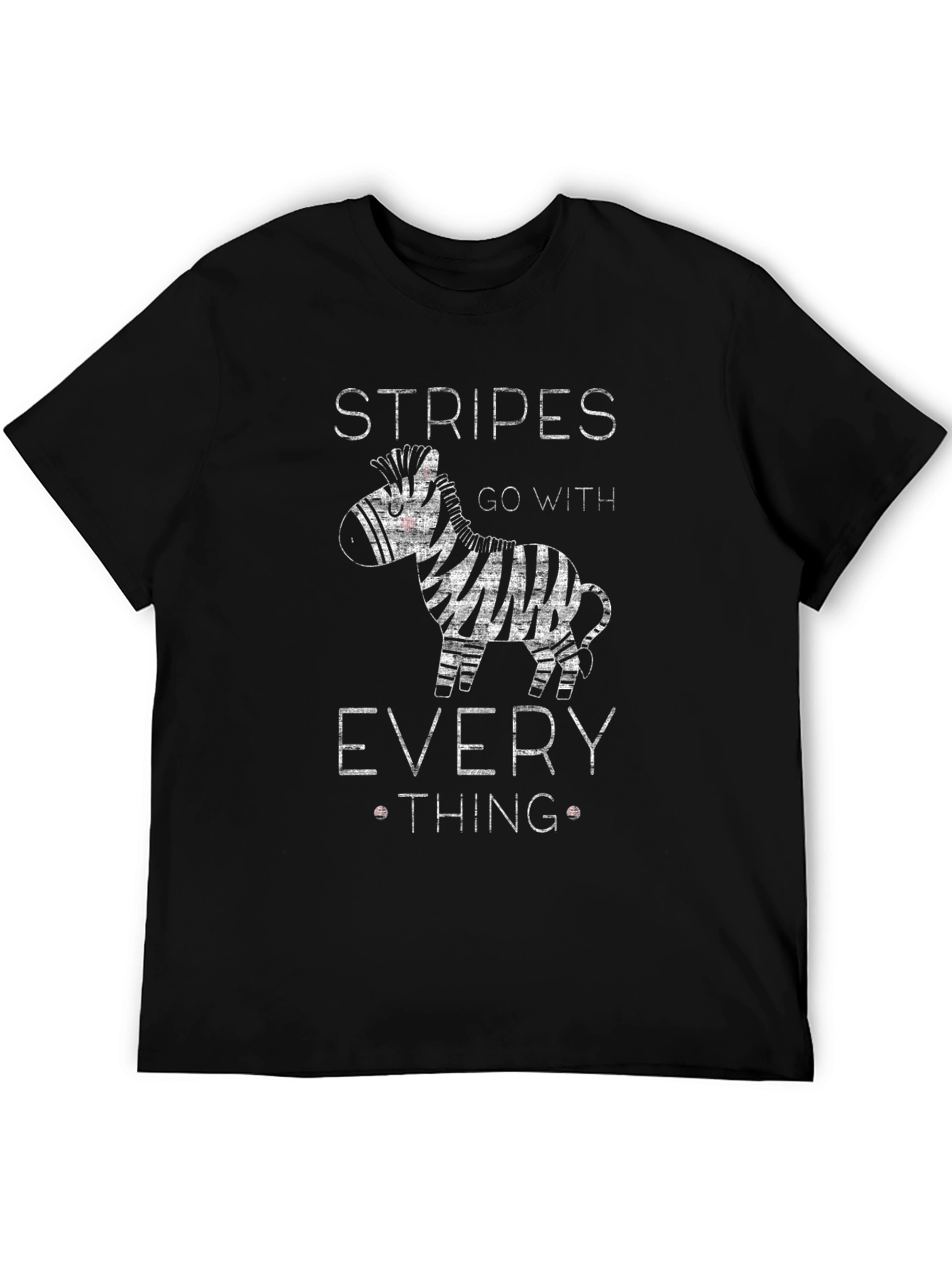 Stripes Go With Everything Zebra Graphic T-Shirt
