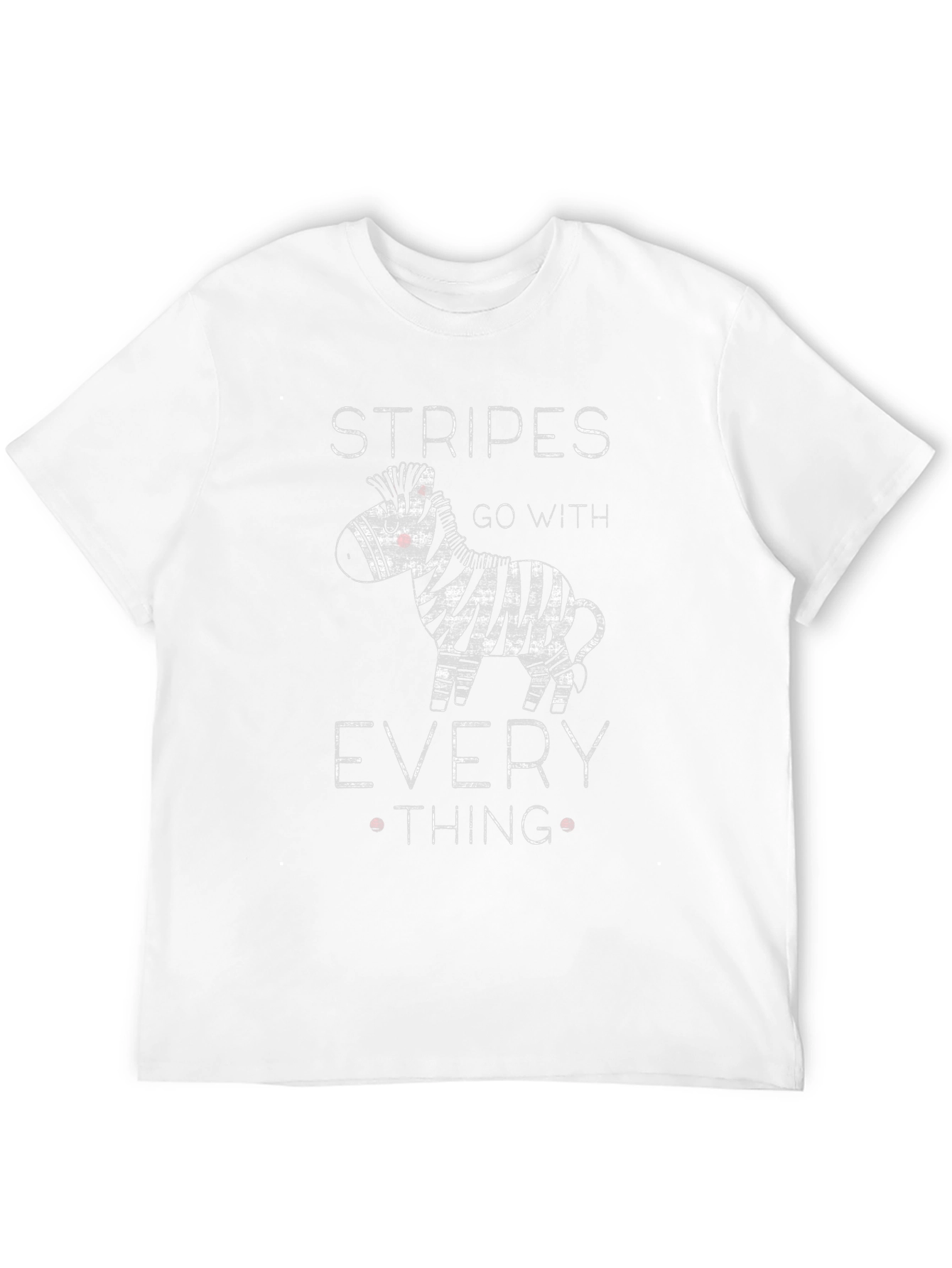 Stripes Go With Everything Zebra Graphic T-Shirt