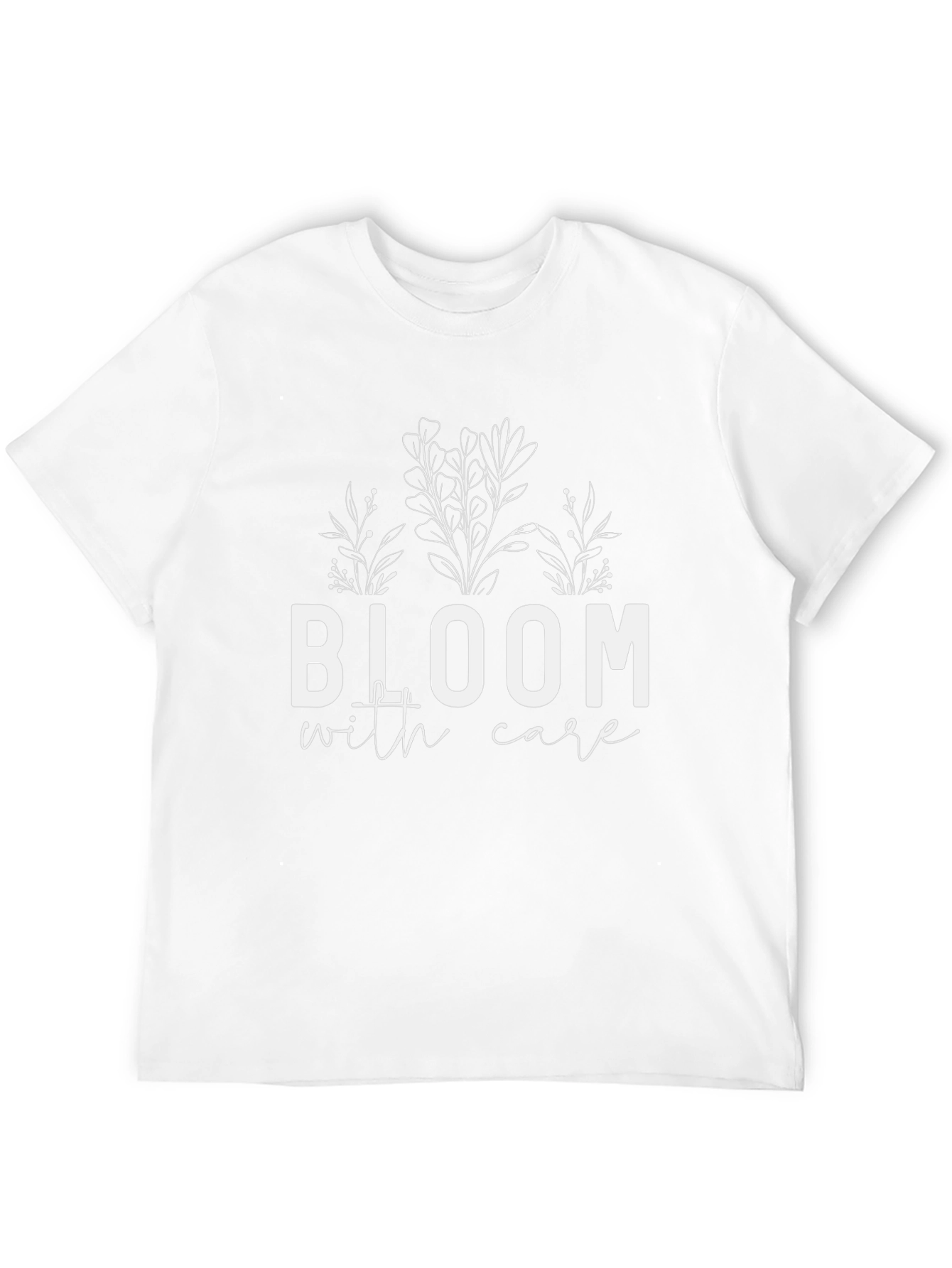 Bloom with Care Graphic T-Shirt - Unisex Cotton Tee