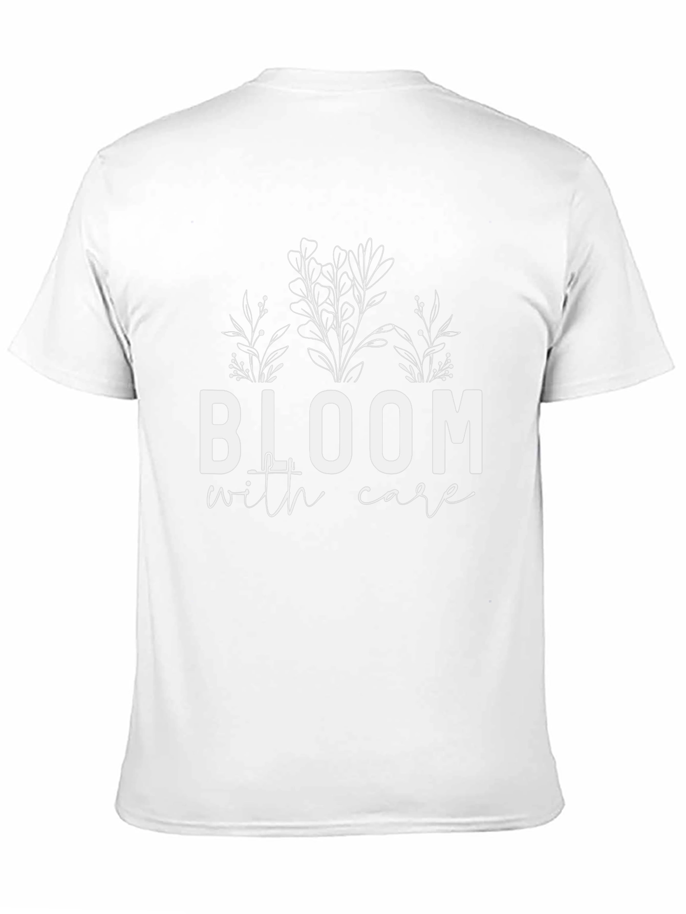 Bloom with Care Graphic T-Shirt - Unisex Cotton Tee