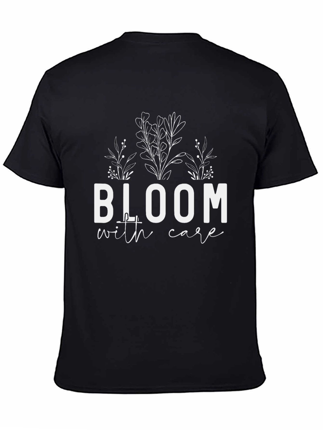 Bloom with Care Graphic T-Shirt - Unisex Cotton Tee