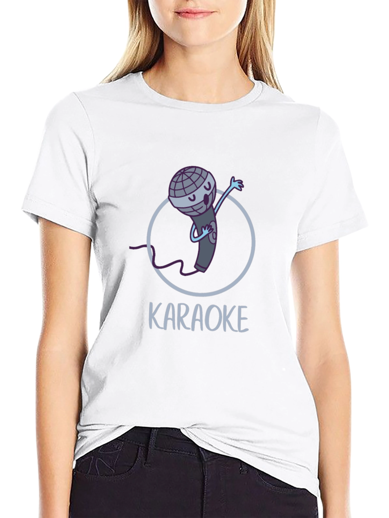 Karaoke Microphone T-Shirt - Sing Your Heart Out!