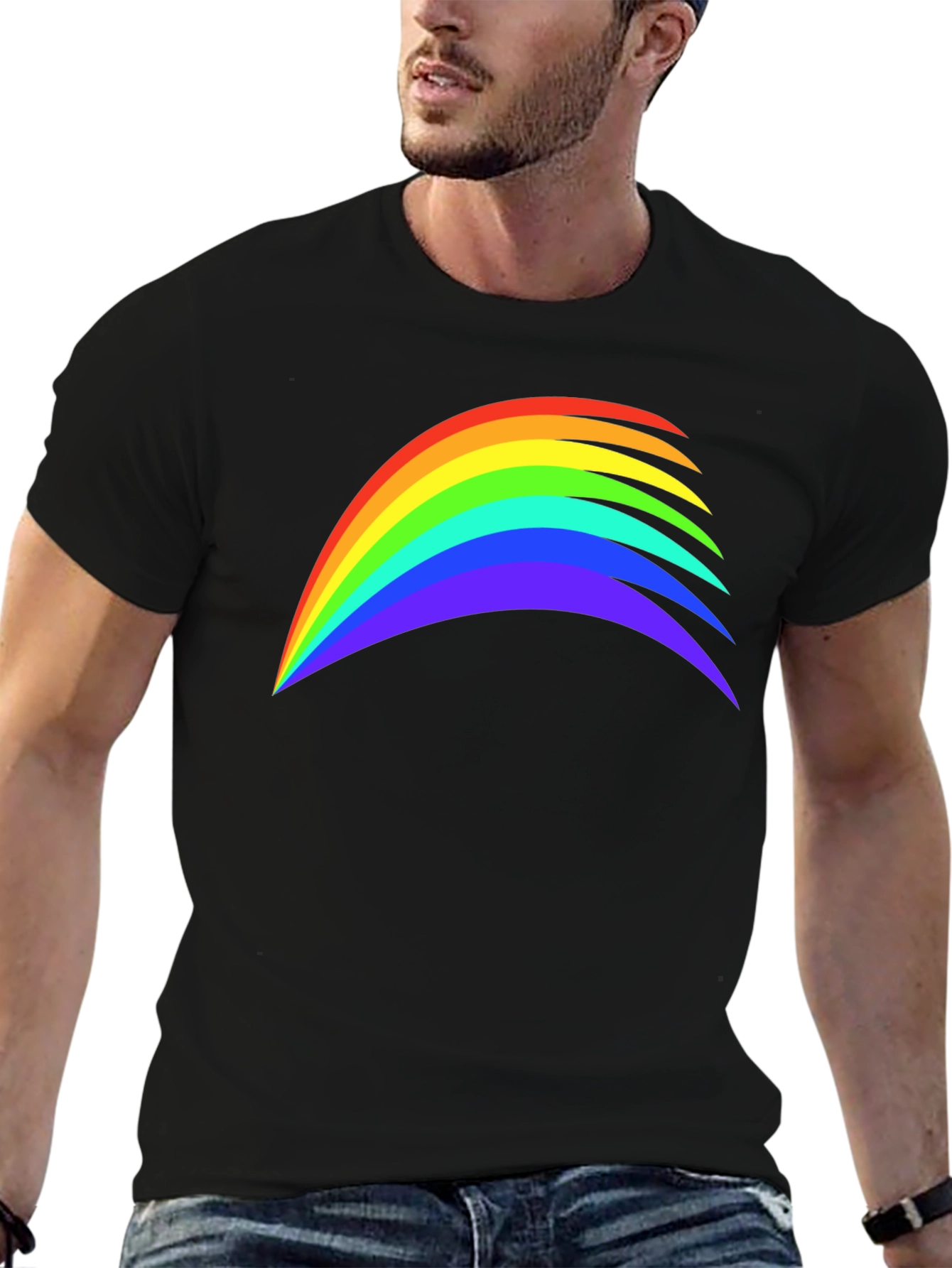 Rainbow Graphic T-Shirt - Pride Style
