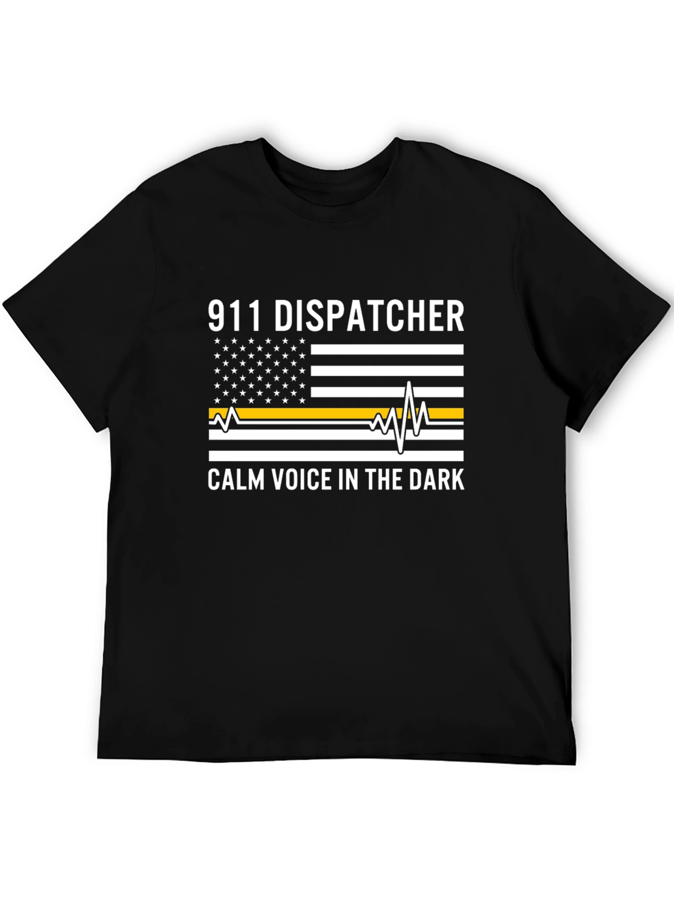 911 Dispatcher T-Shirt: Calm Voice in the Dark