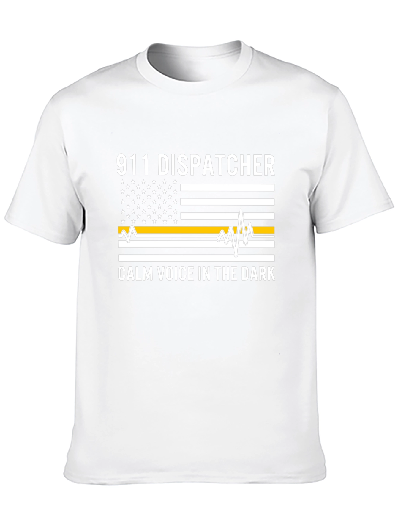 911 Dispatcher T-Shirt: Calm Voice in the Dark