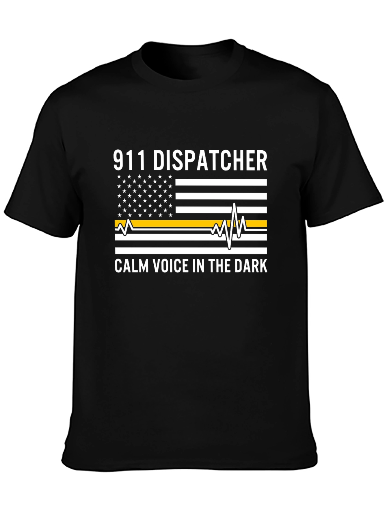 911 Dispatcher T-Shirt: Calm Voice in the Dark