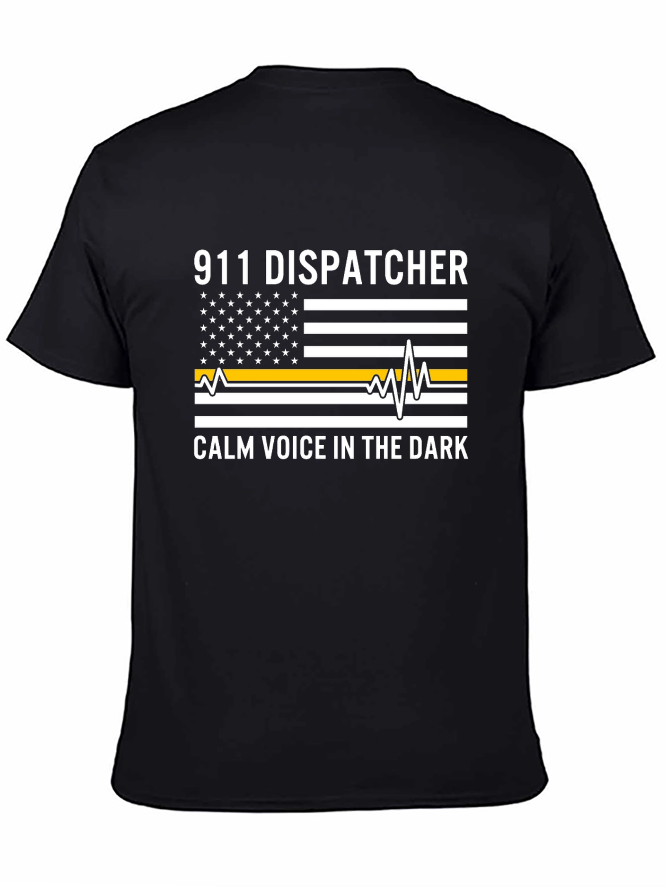 911 Dispatcher T-Shirt: Calm Voice in the Dark
