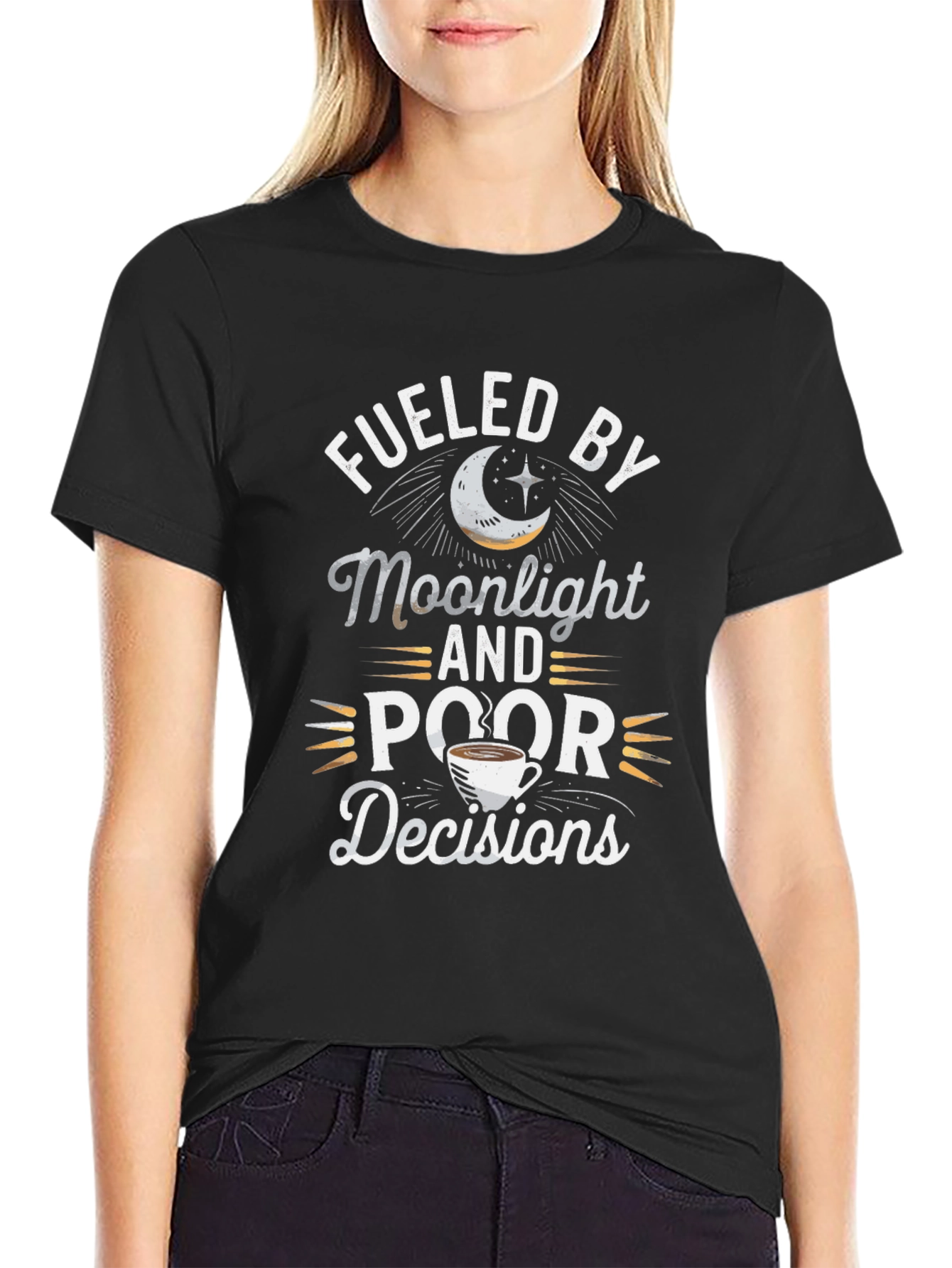 Fueled by Moonlight & Poor Decisions Graphic Tee