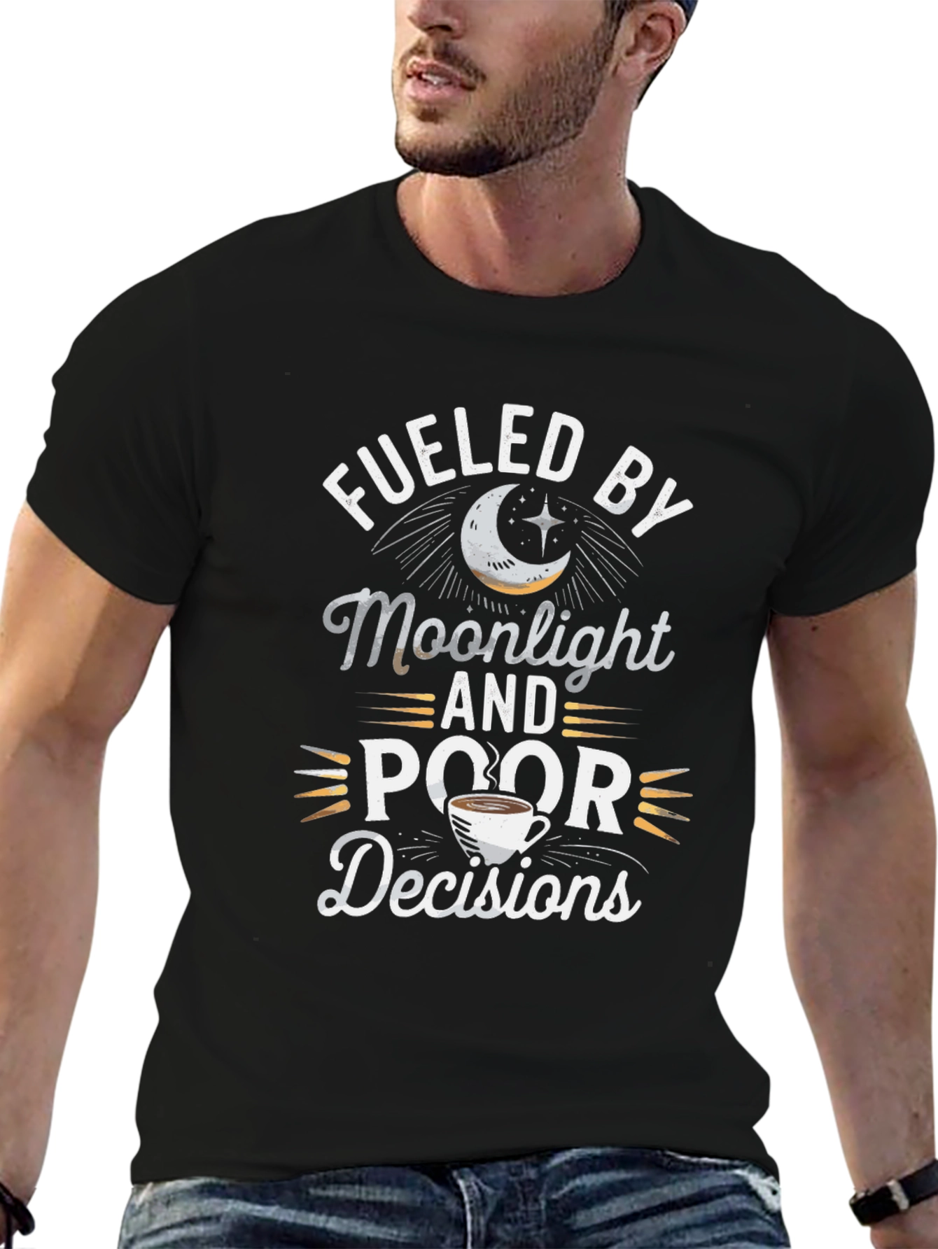 Fueled by Moonlight & Poor Decisions Graphic Tee