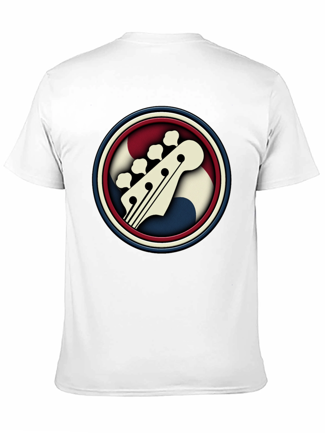 Retro Bass Guitar T-Shirt - Cool Music Tee