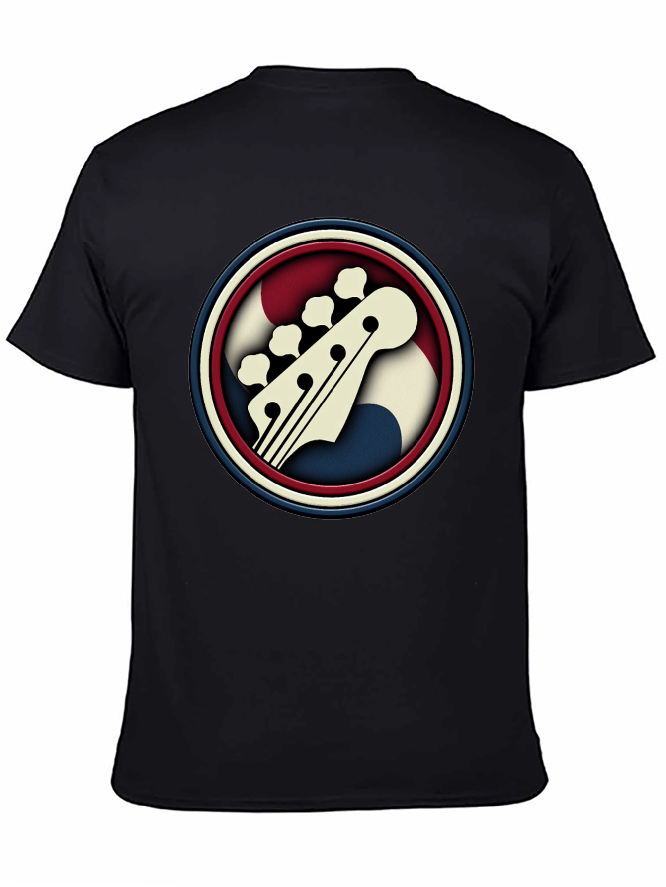 Retro Bass Guitar T-Shirt - Cool Music Tee