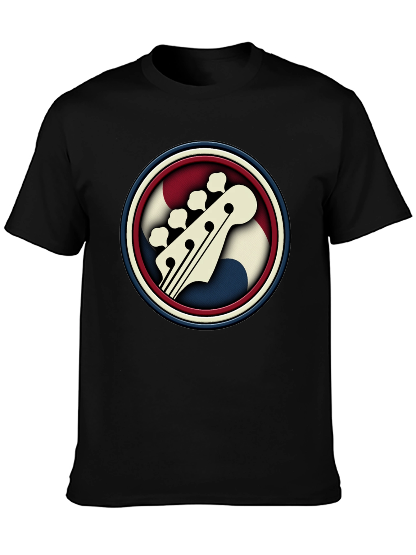 Retro Bass Guitar T-Shirt - Cool Music Tee