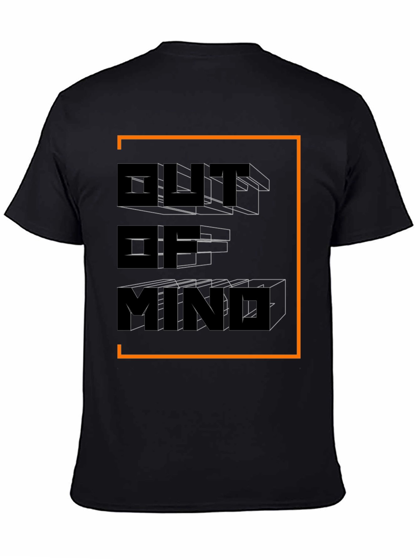 Out of Mind Graphic Tee - Modern 3D Design