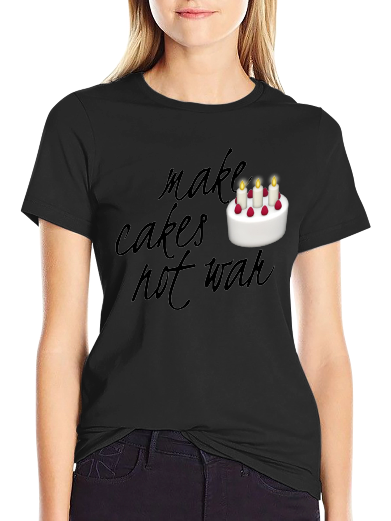 Make Cakes Not War Graphic Tee