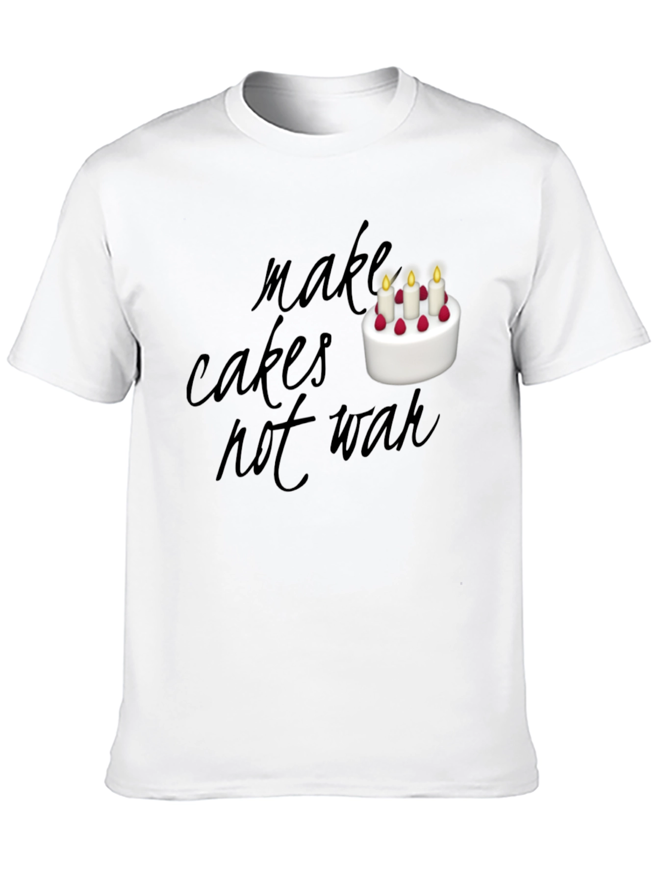 Make Cakes Not War Graphic Tee