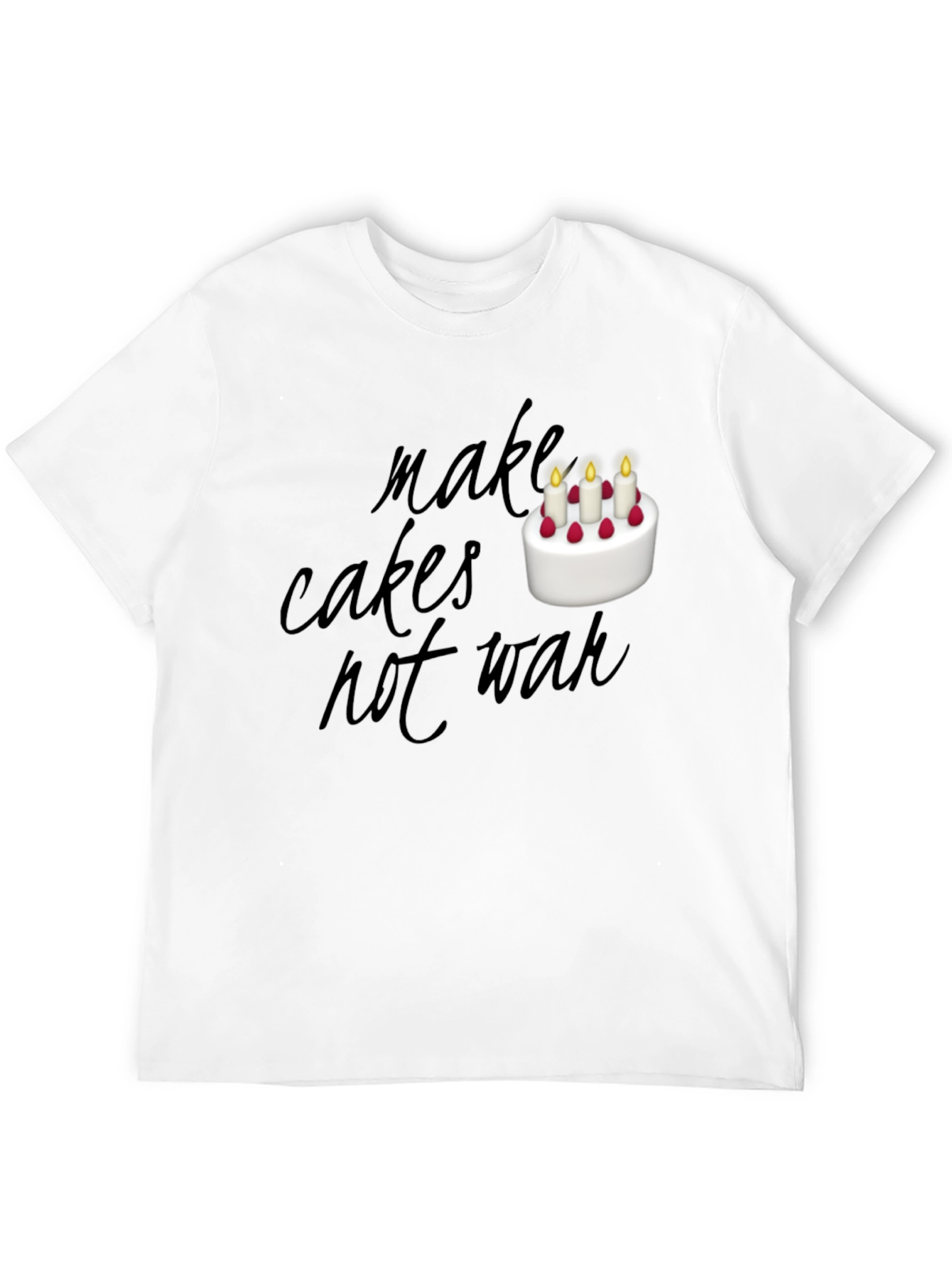 Make Cakes Not War Graphic Tee