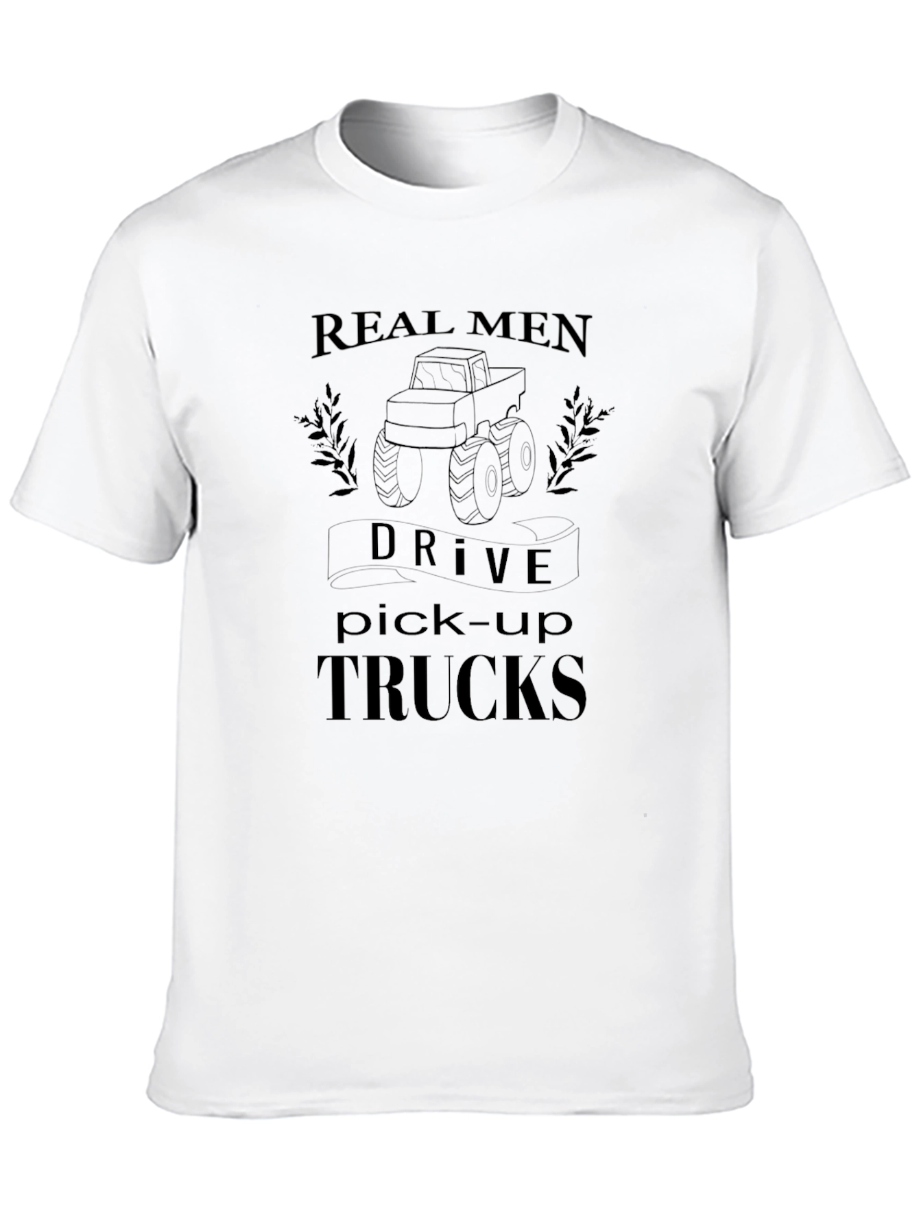 Real Men Drive Trucks Graphic Tee