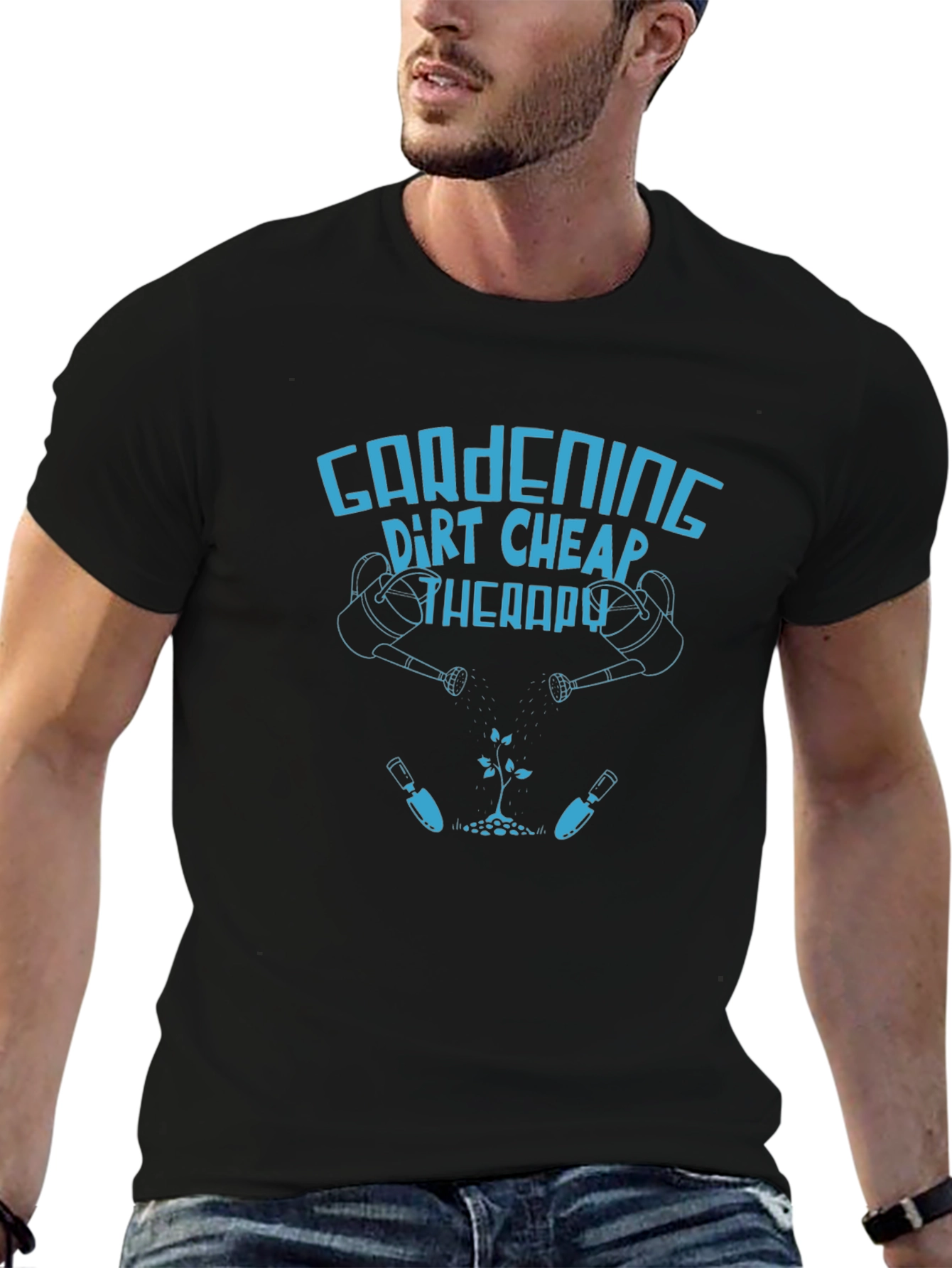 Gardening Therapy T-Shirt: Dirt Cheap
