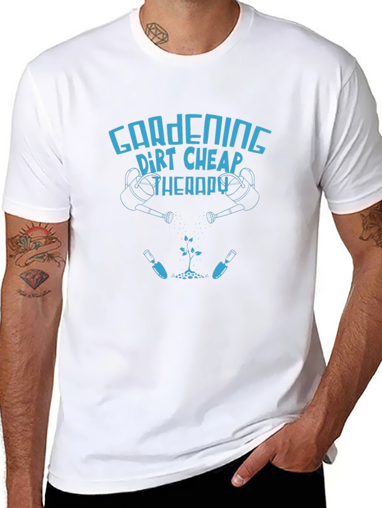 Gardening Therapy T-Shirt: Dirt Cheap