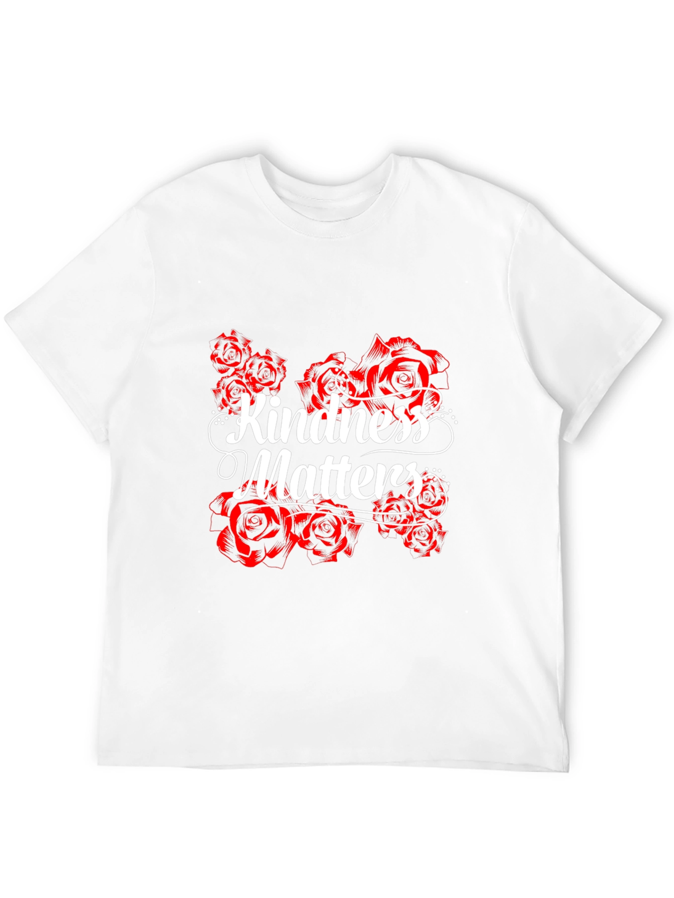 Kindness Matters Rose Graphic T-Shirt