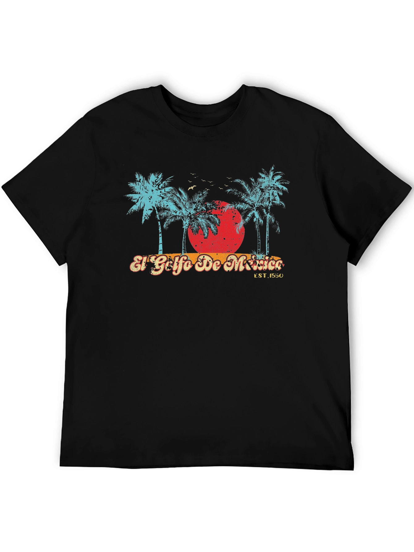 El Golfo De Mexico Black T-Shirt
