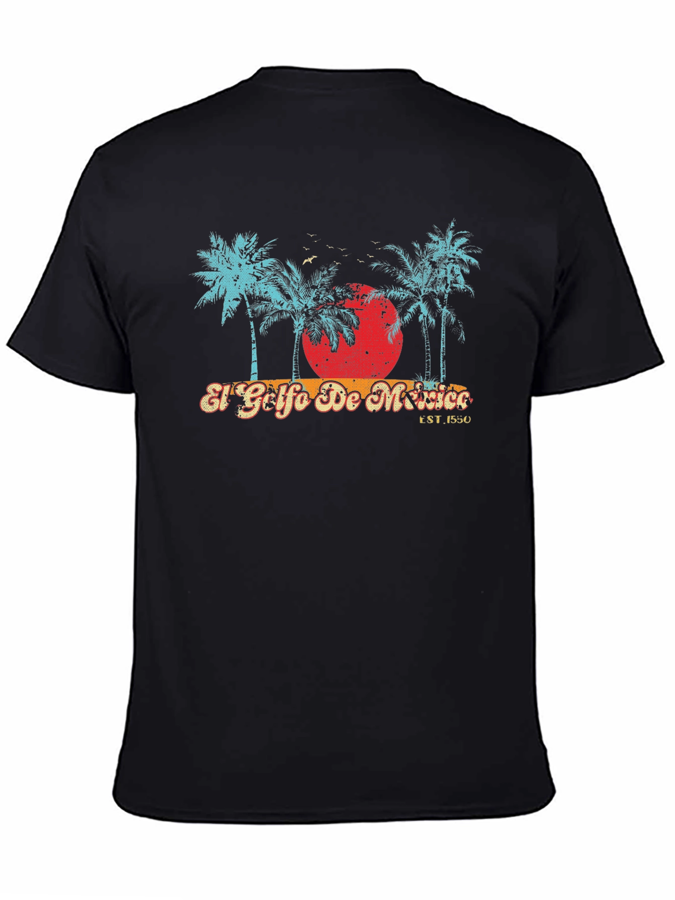 El Golfo De Mexico Black T-Shirt