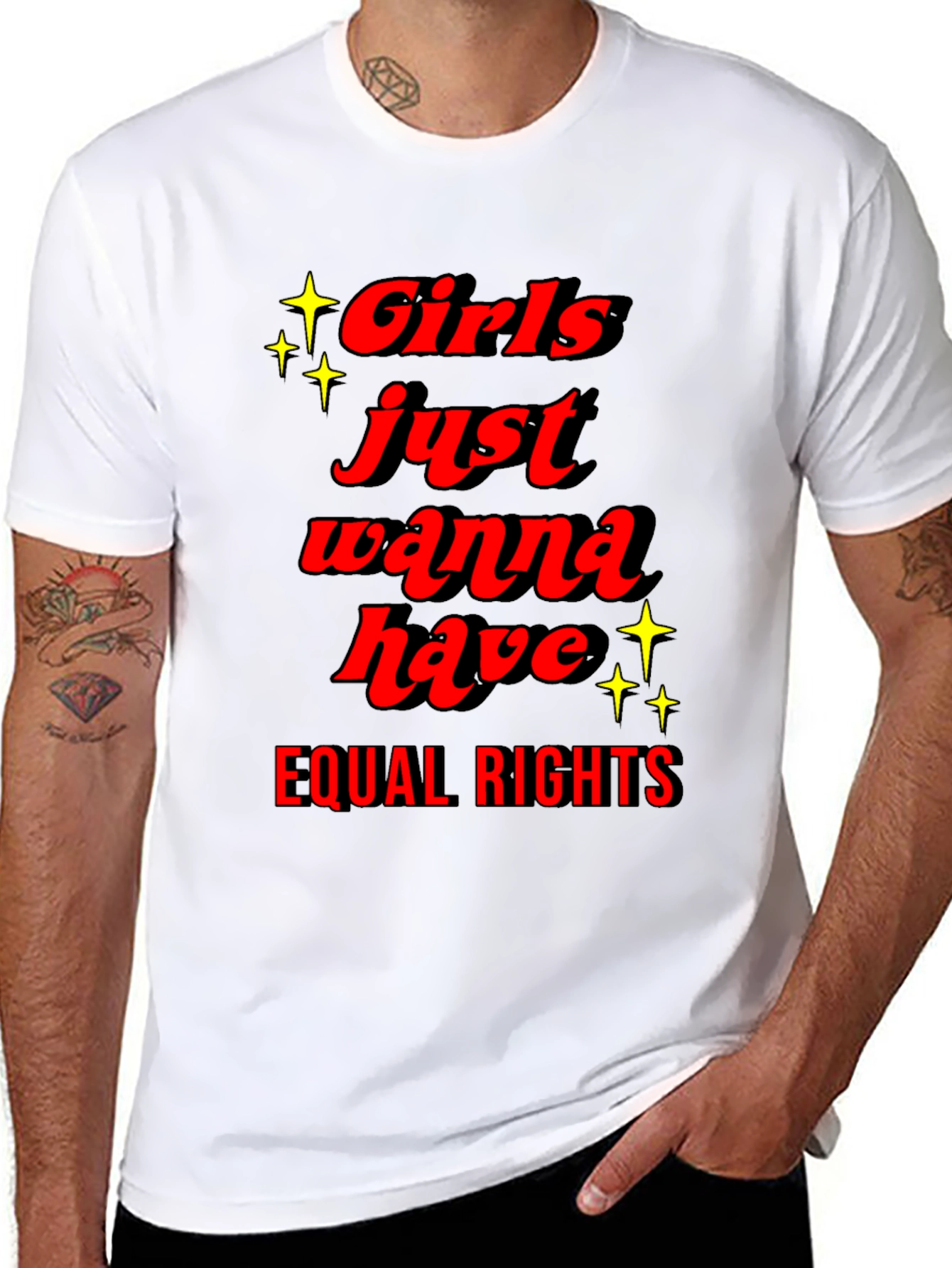 Girls Just Wanna Have Equal Rights T-Shirt