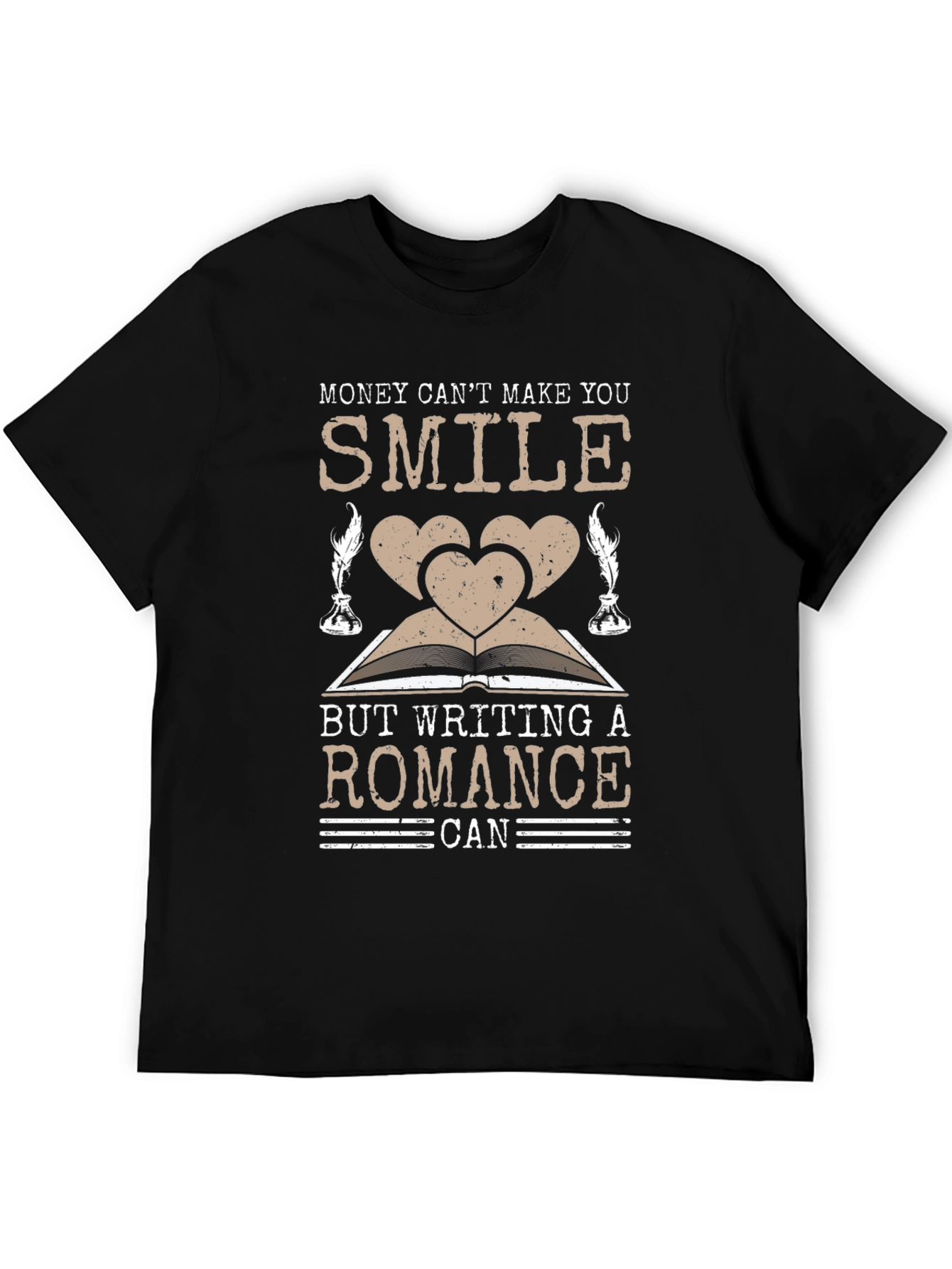 Writing Romance Novelty T-Shirt