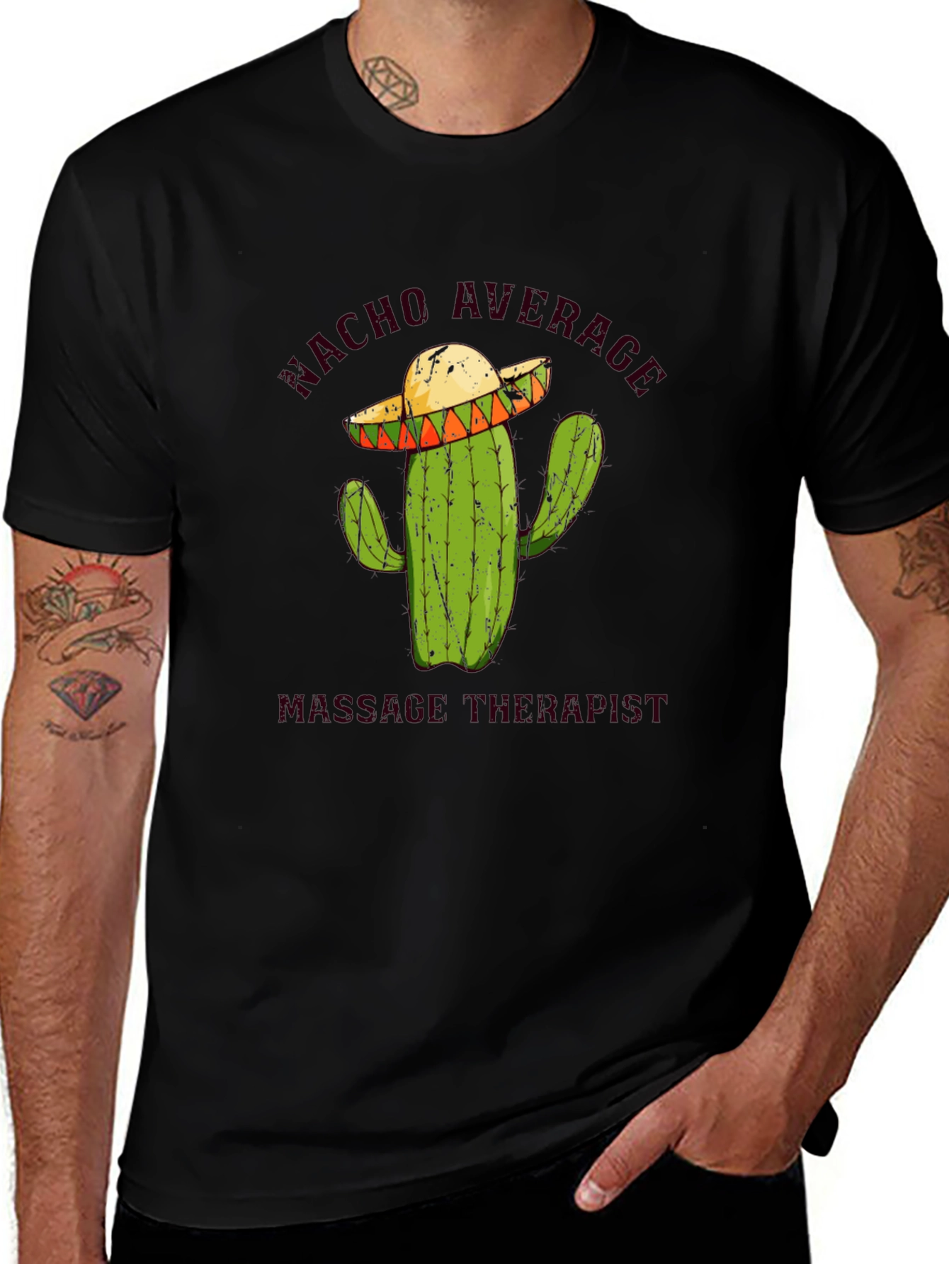 Nacho Average Massage Therapist T-Shirt