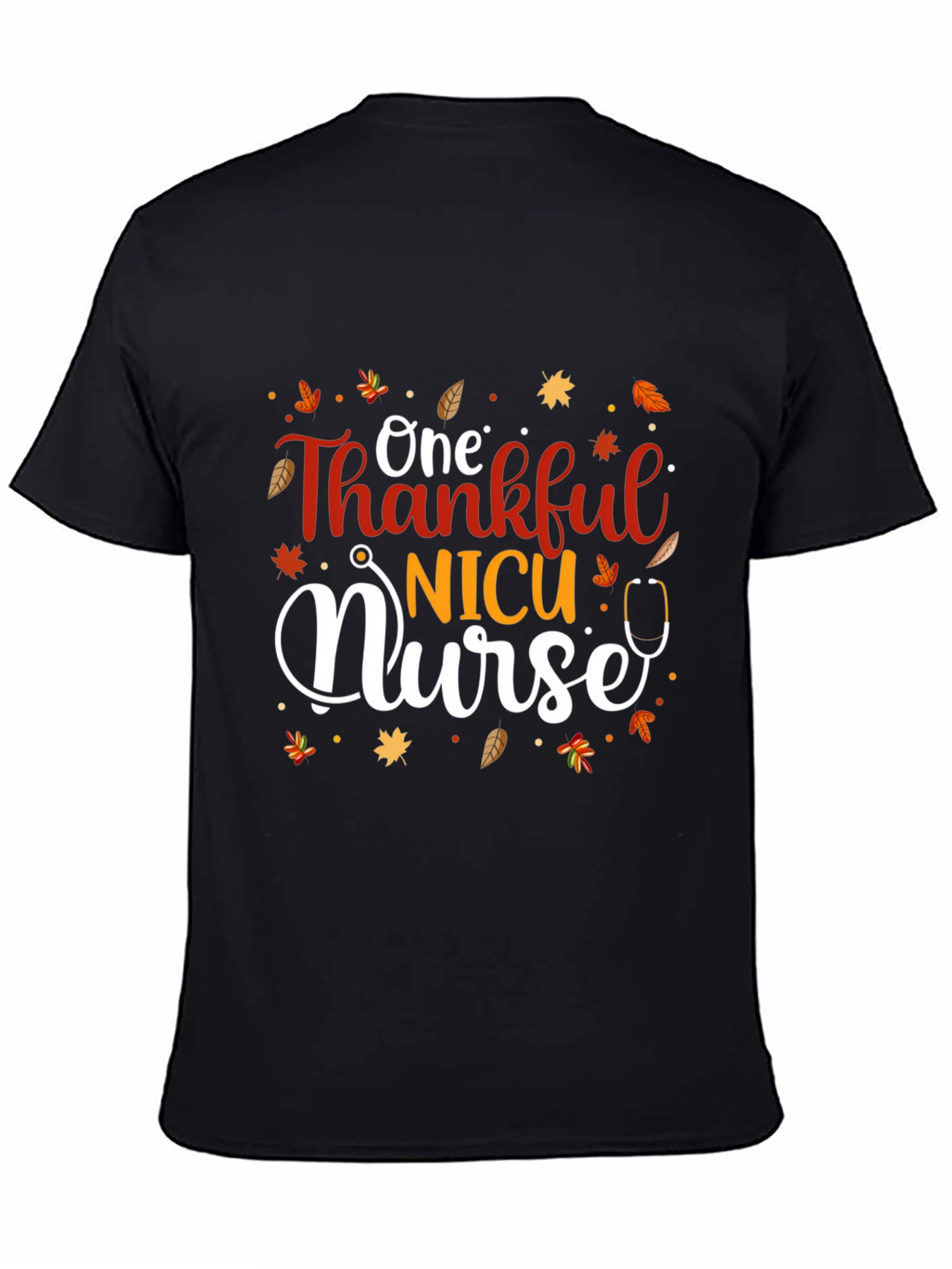 Thankful NICU Nurse Fall T-Shirt