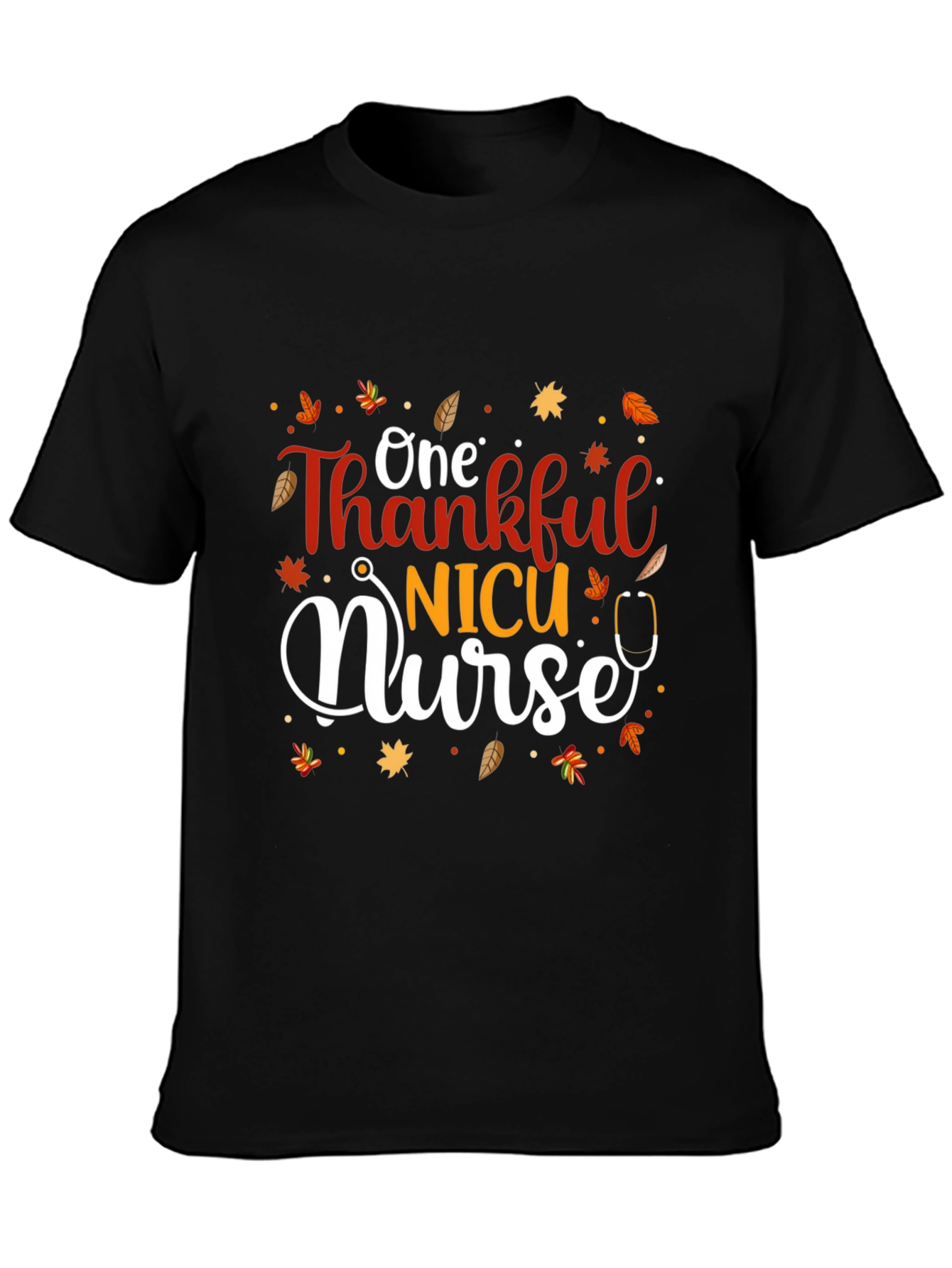 Thankful NICU Nurse Fall T-Shirt