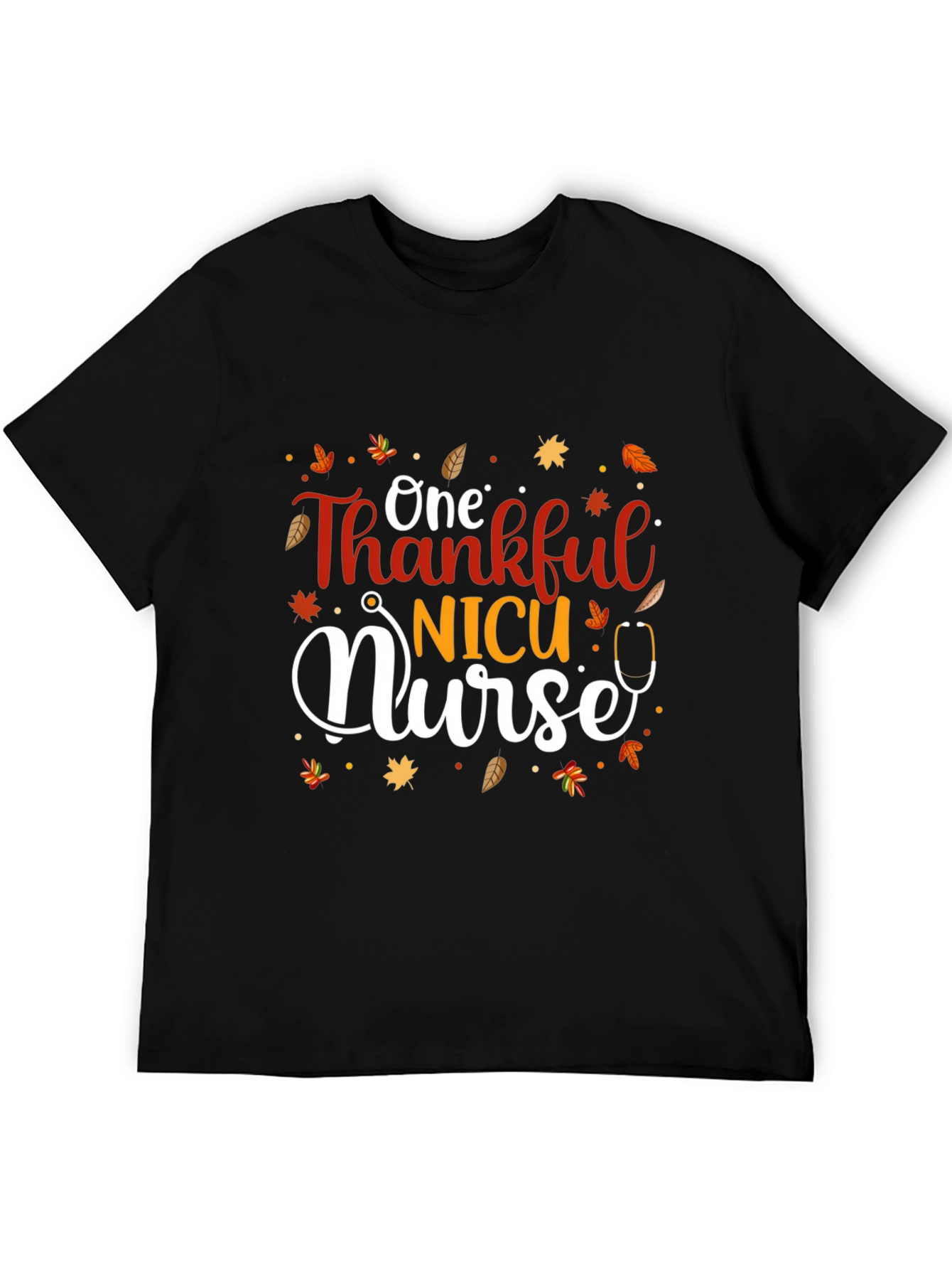 Thankful NICU Nurse Fall T-Shirt