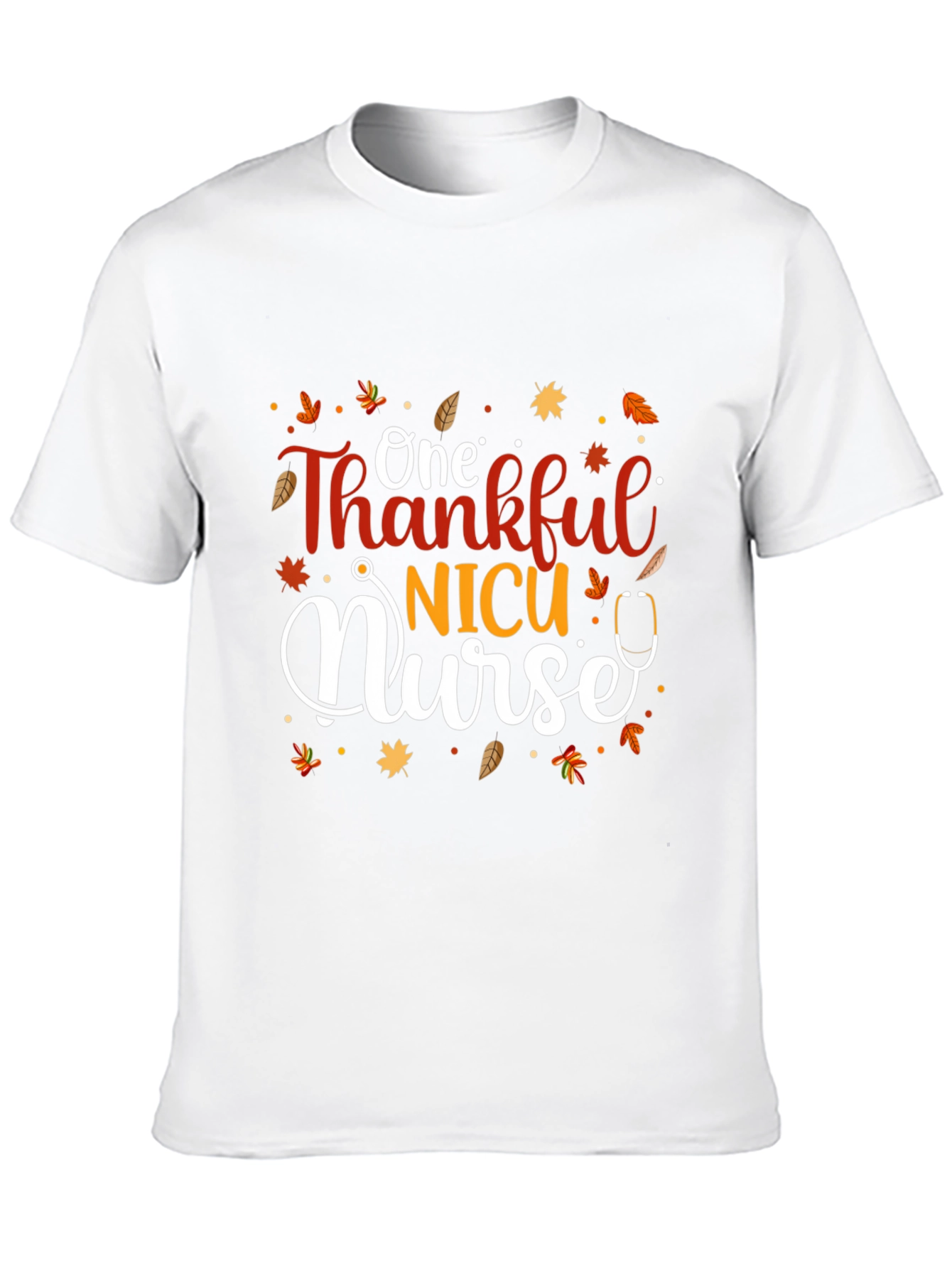 Thankful NICU Nurse Fall T-Shirt